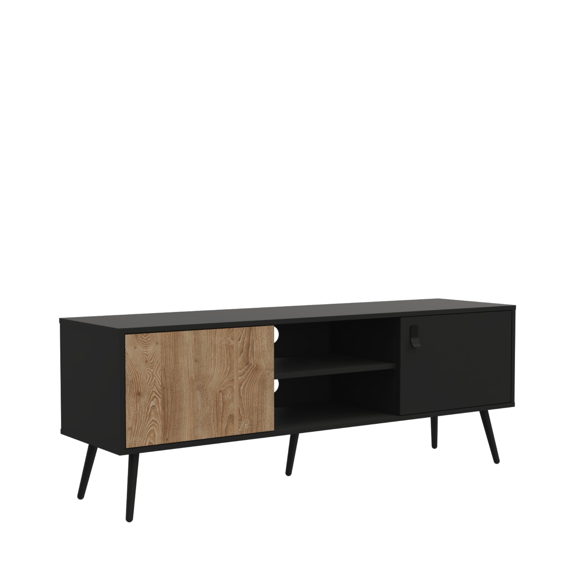RACK TV 65' FUNES ECO 150 WENGUE 55X150X40 CM - 3