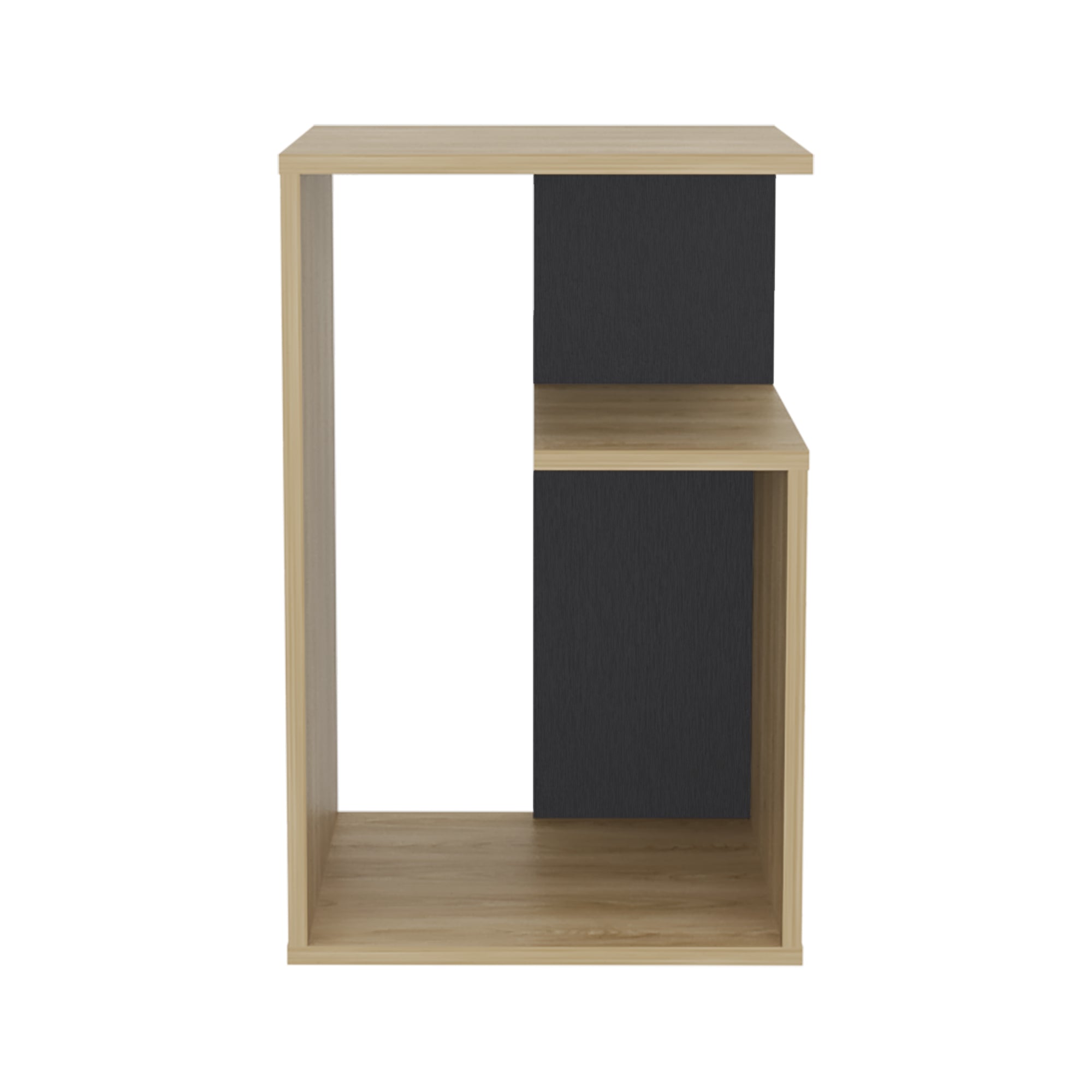 MESA LATERAL EVERETT 63,4X39,8X30 CM FRESNO Y WENGUE - 4
