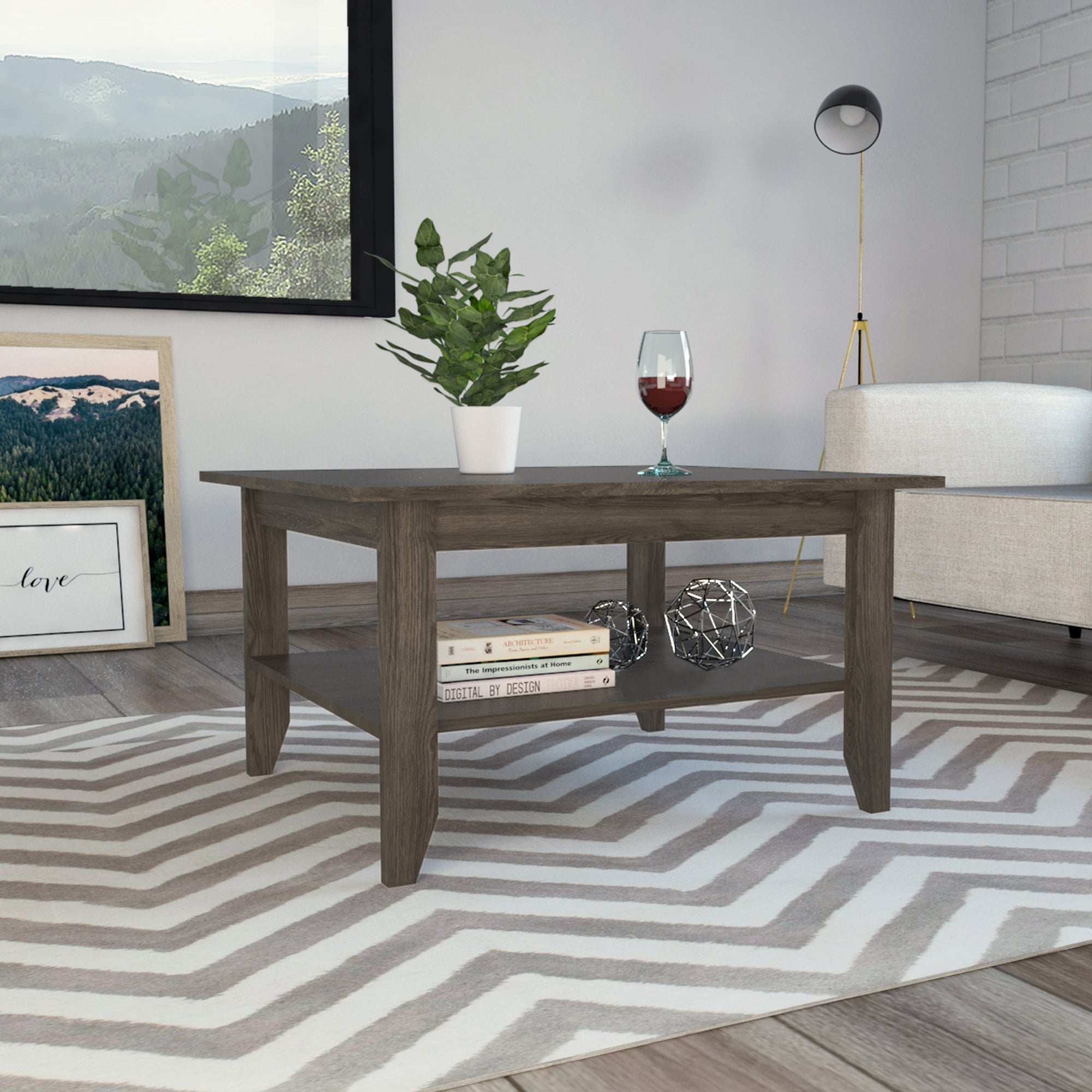MESA DE CENTRO ESSENTIAL 45X80X70 CM COÑAC - 5