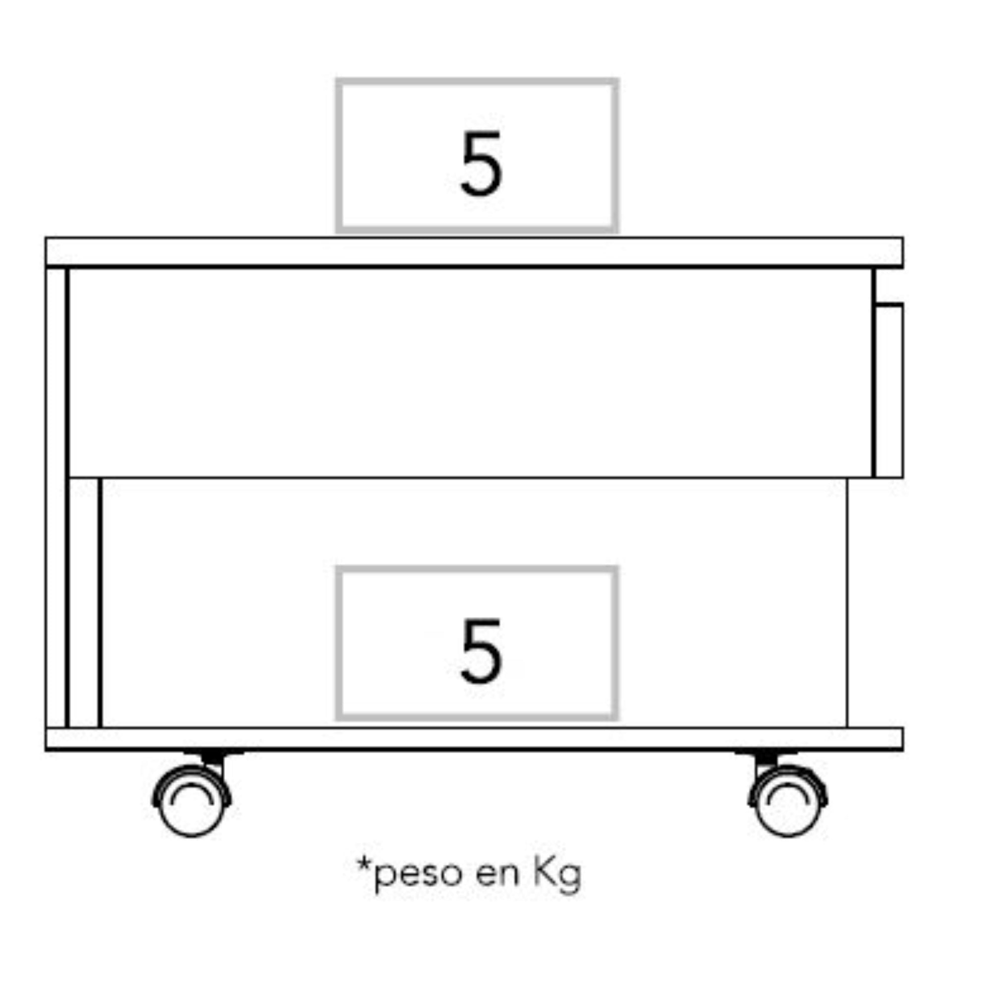 MESA DE CENTRO 5G CUBIERTA ELEVABLE COÑAC Y WENGUE - 3