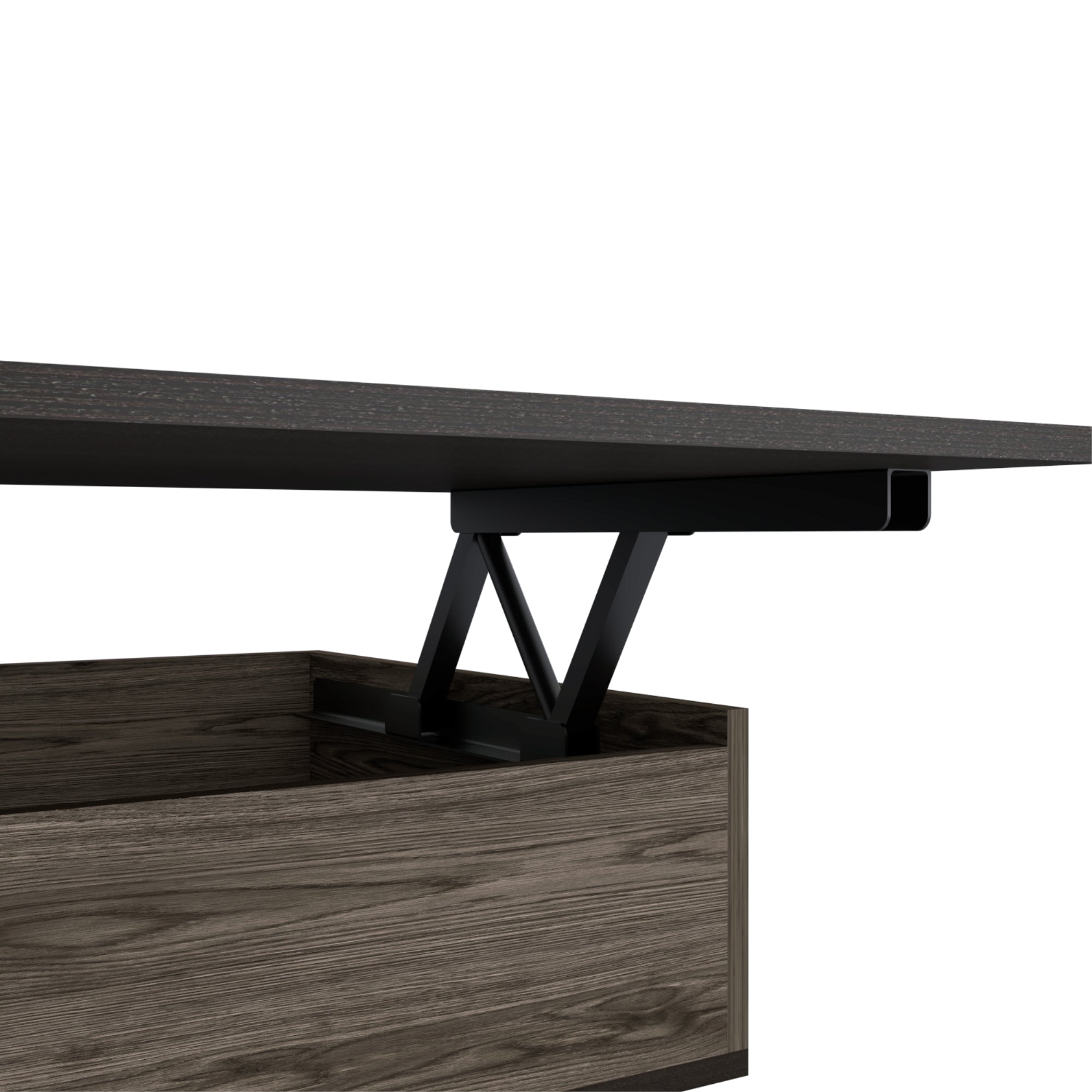 MESA FUNCIONAL 5G COÑAC Y WENGUE 43,3X80X54,5 CM - 7