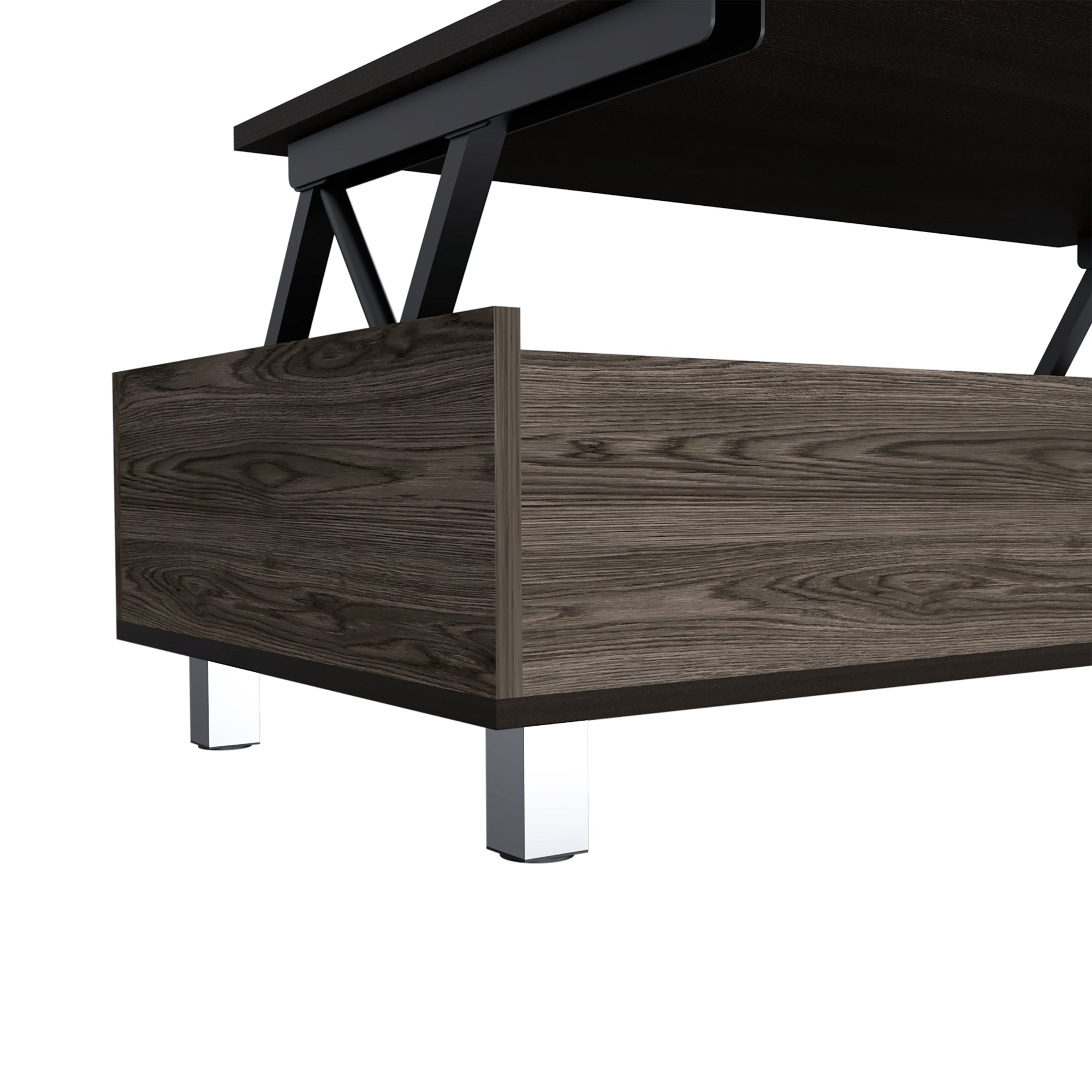 MESA FUNCIONAL 5G COÑAC Y WENGUE 43,3X80X54,5 CM - 8