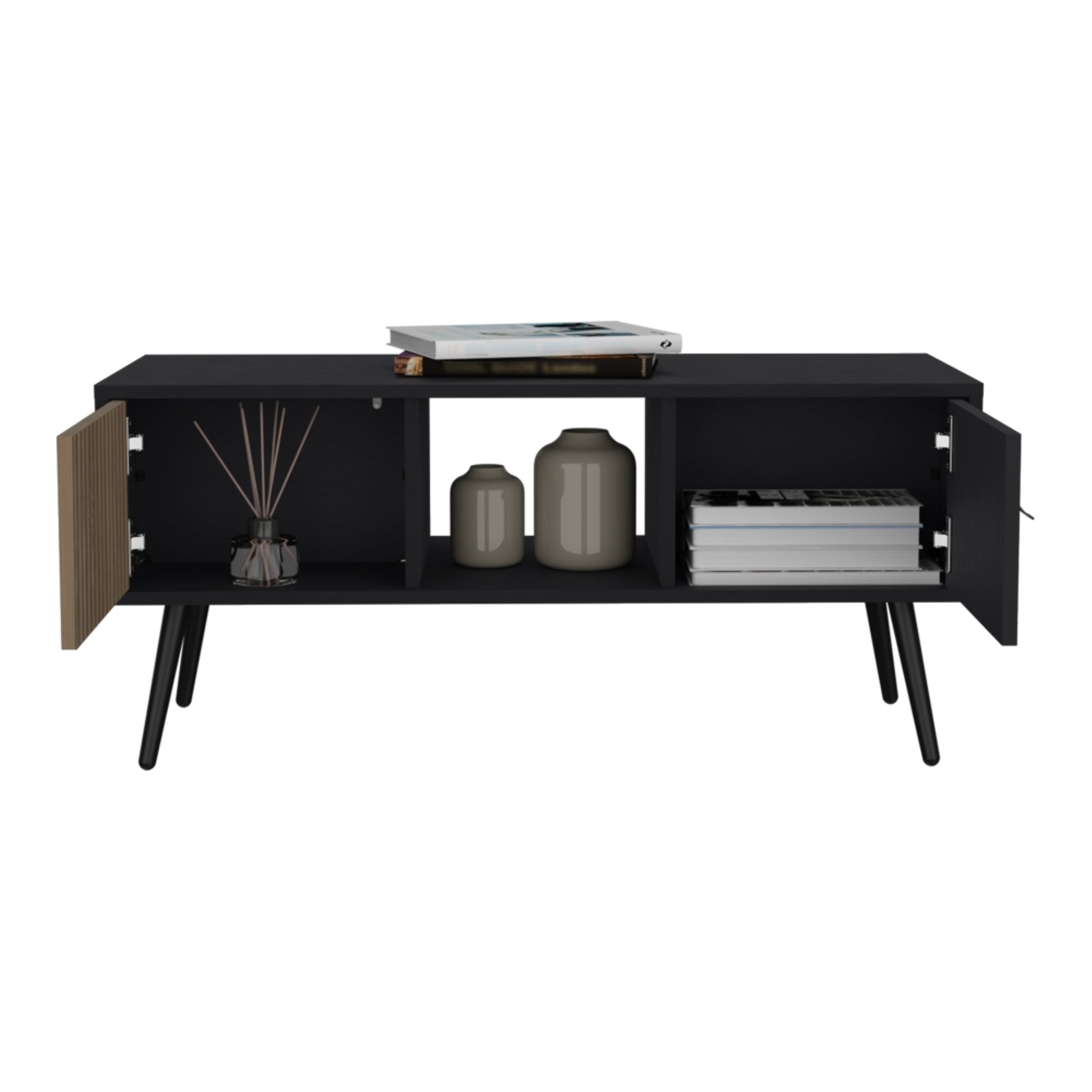 MESA DE CENTRO 45X100X40 CM FUNES ECO WENGUE - 1