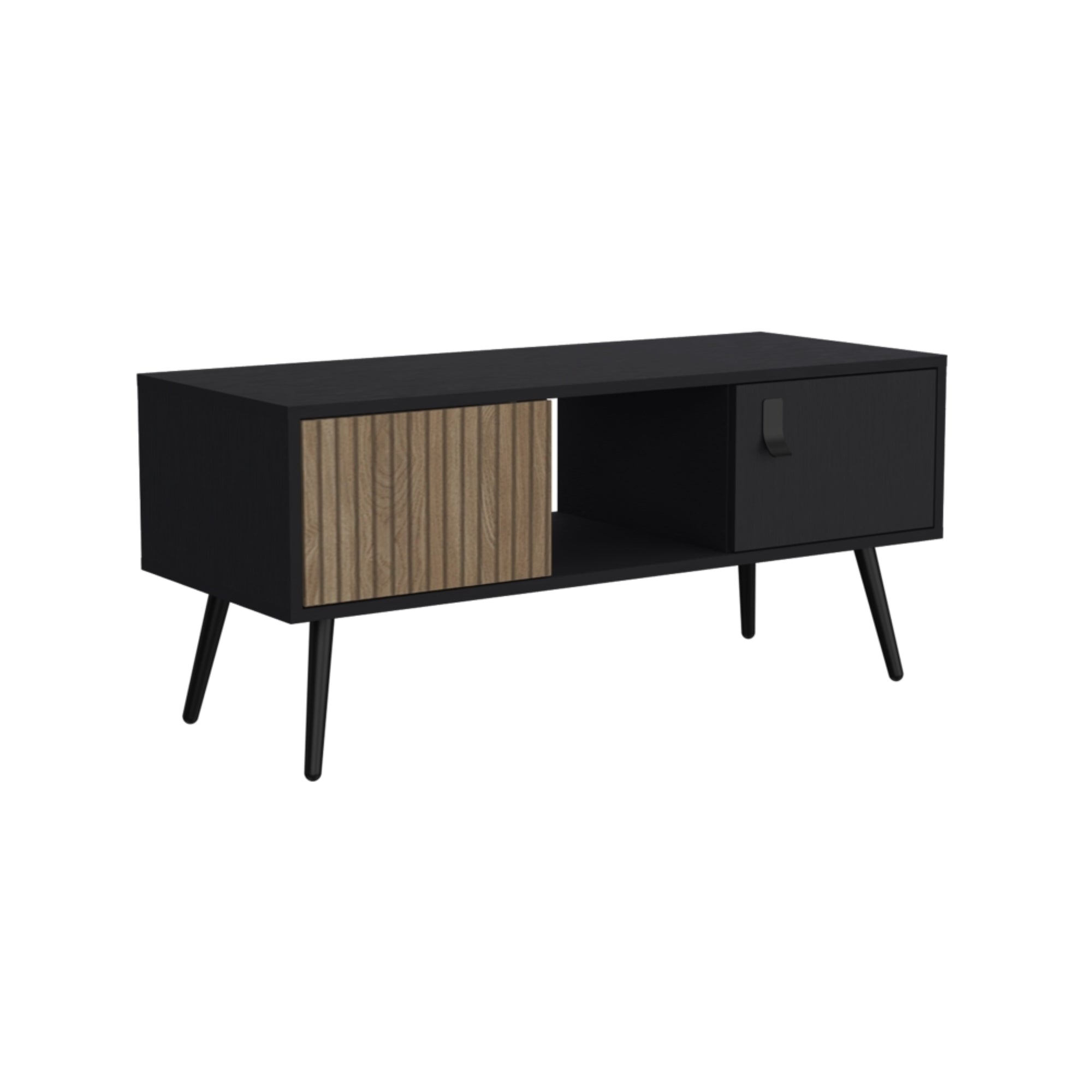 MESA DE CENTRO 45X100X40 CM FUNES ECO WENGUE - 5