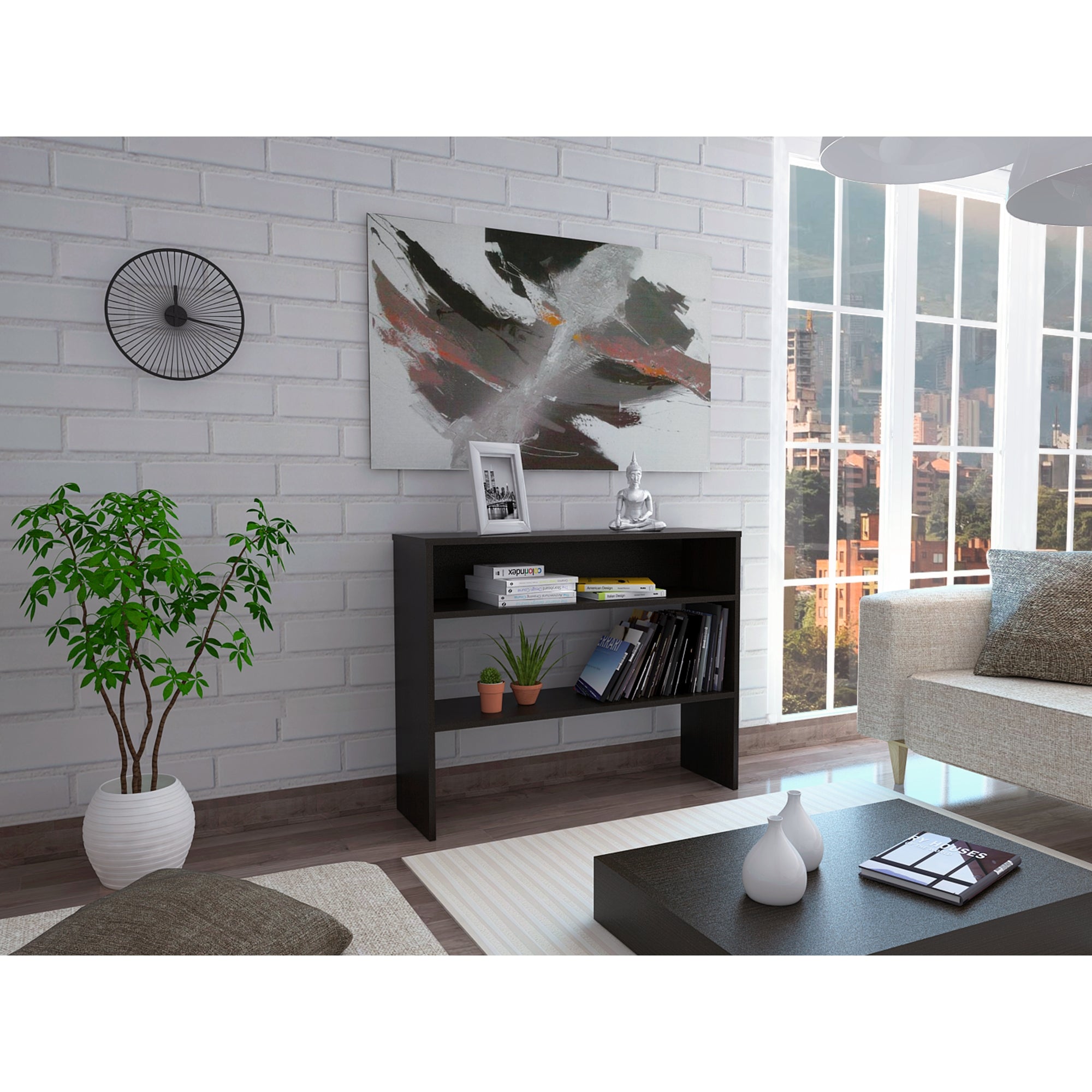 ARRIMO BEIJING 80X100X30 CM WENGUE Y BLANCO - 9