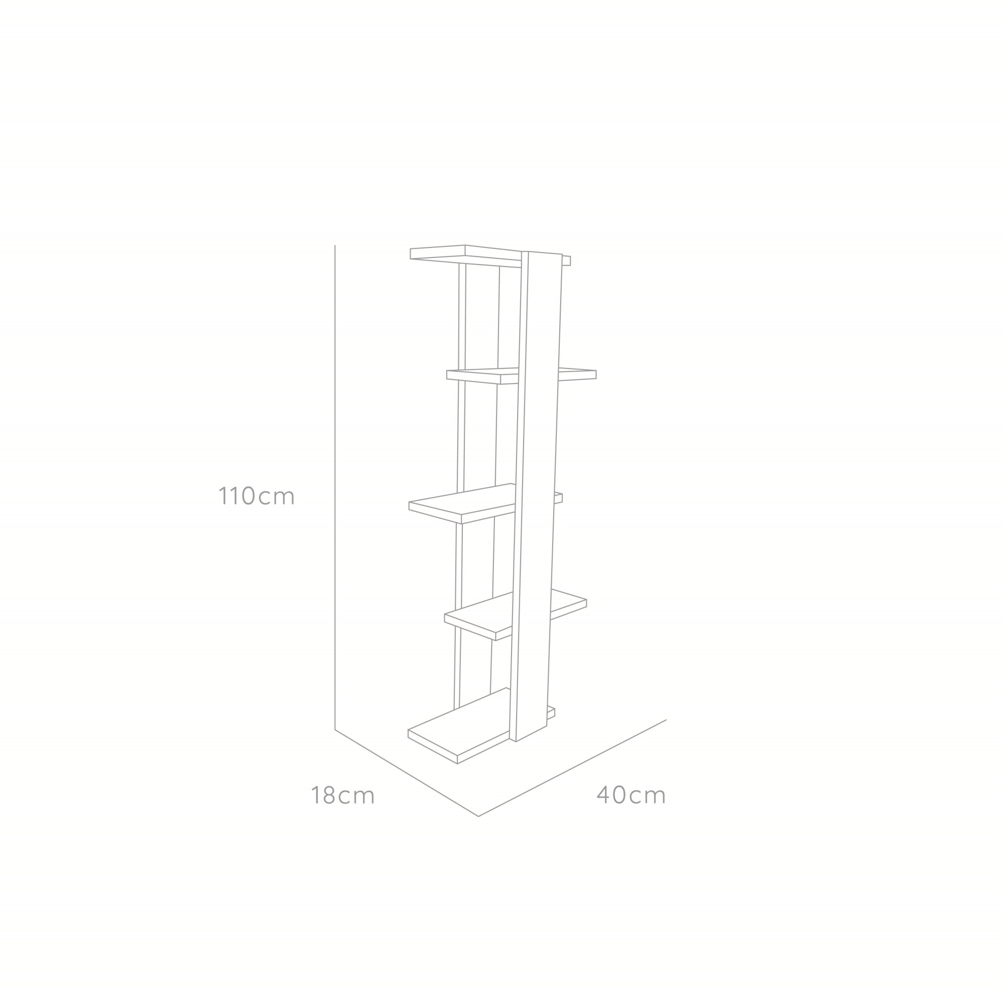 REPISA PARA PLANTAS MOLLY 110X40X18 CM - 8