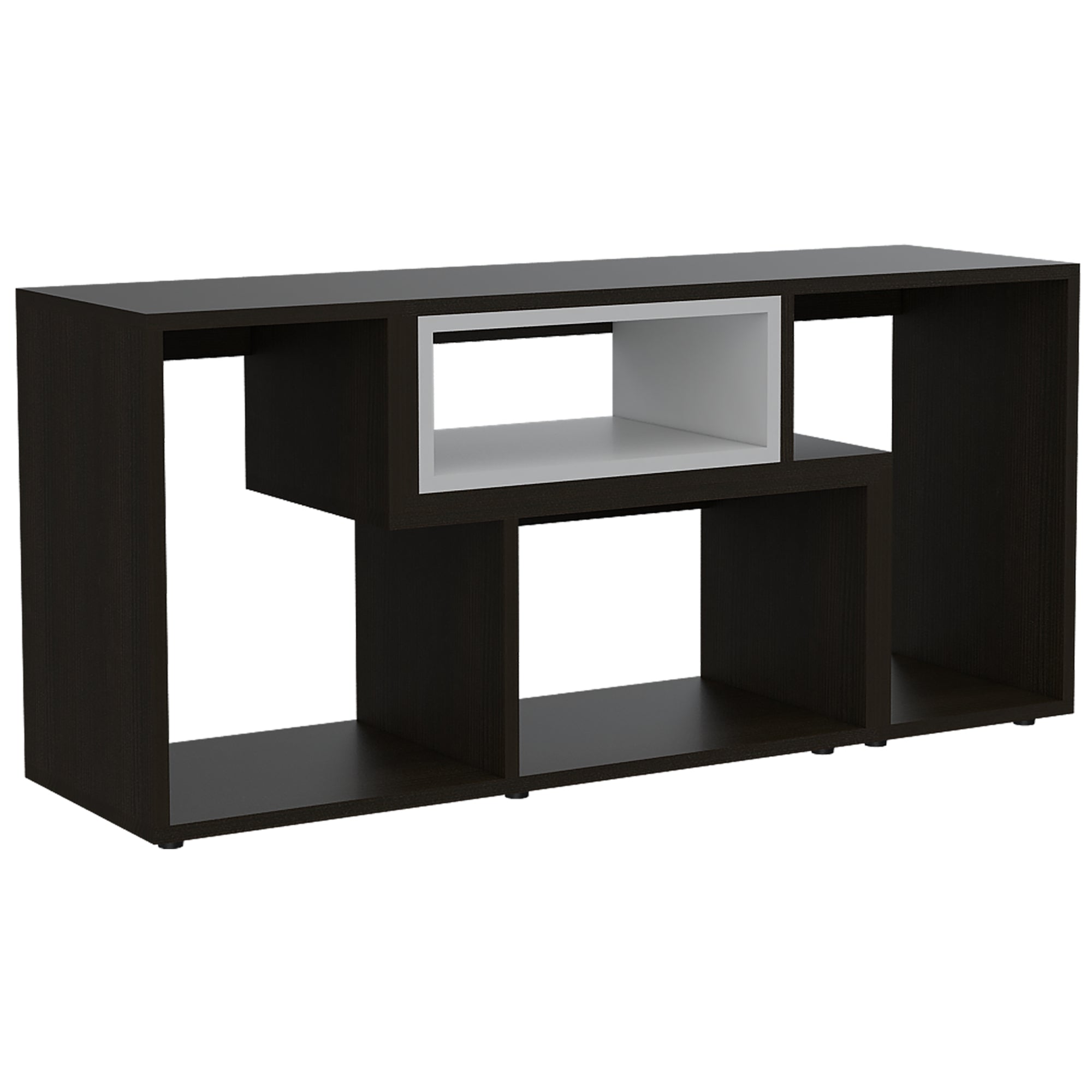 RACK TV 40' EXTENSIBLE 120-160 CM WENGUE Y BLANCO - 3