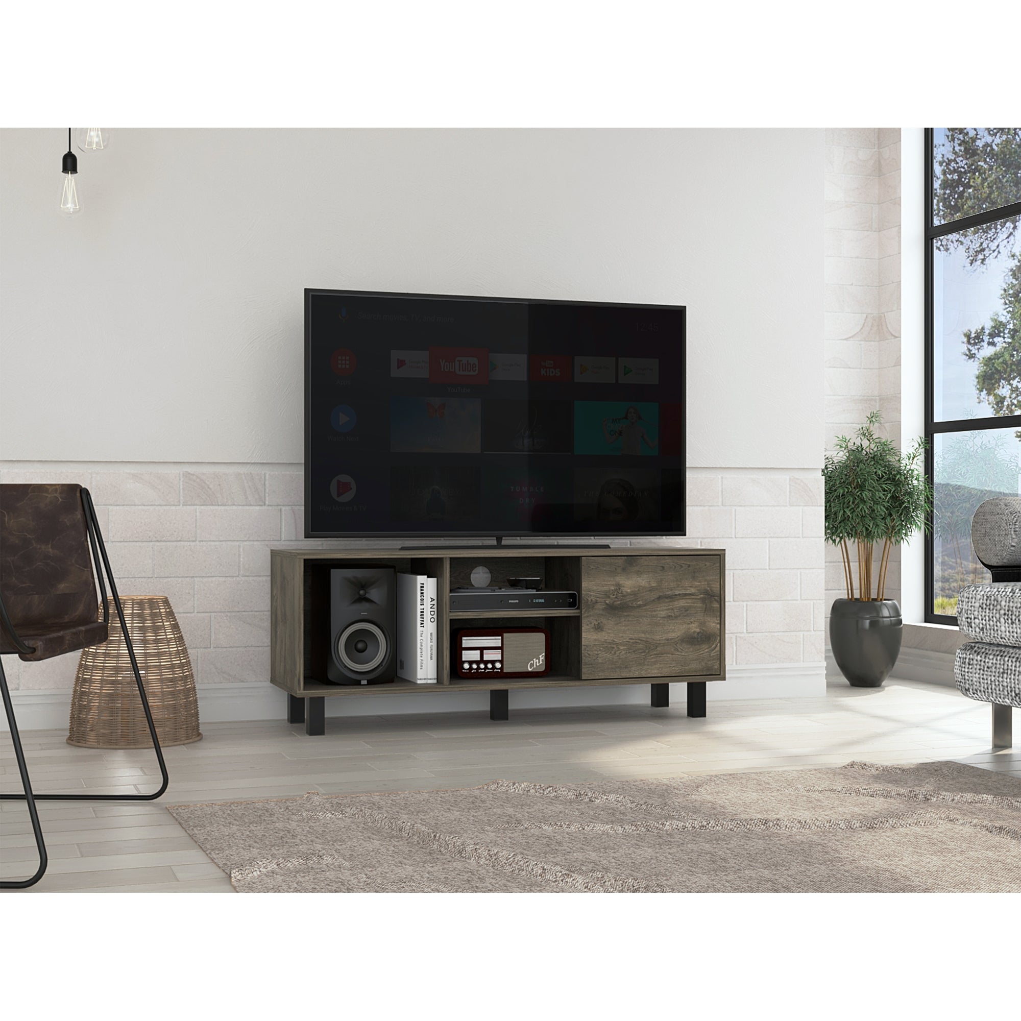 RACK TV 45' SOHO BELLOTA 1 PUERTA 45X115X35 CM - 11