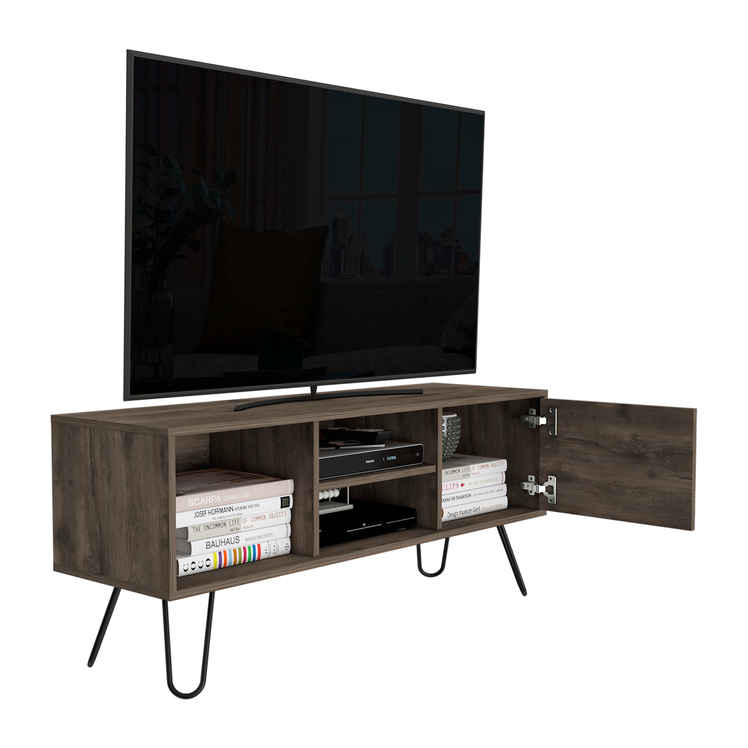 RACK TV 50' ANDORRA BELLOTA 50X115X35 CM - 1