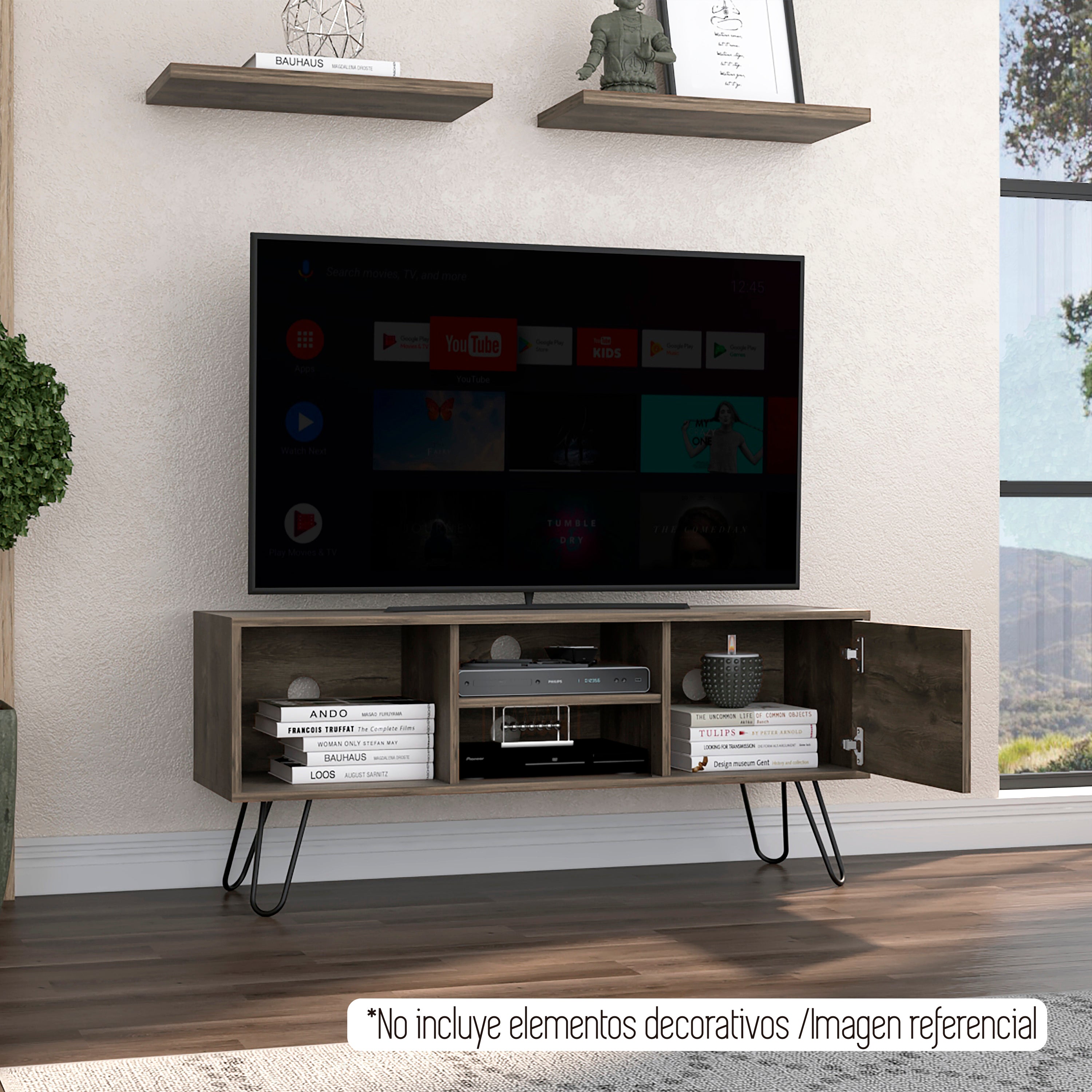 RACK TV 50' ANDORRA BELLOTA 50X115X35 CM - 6