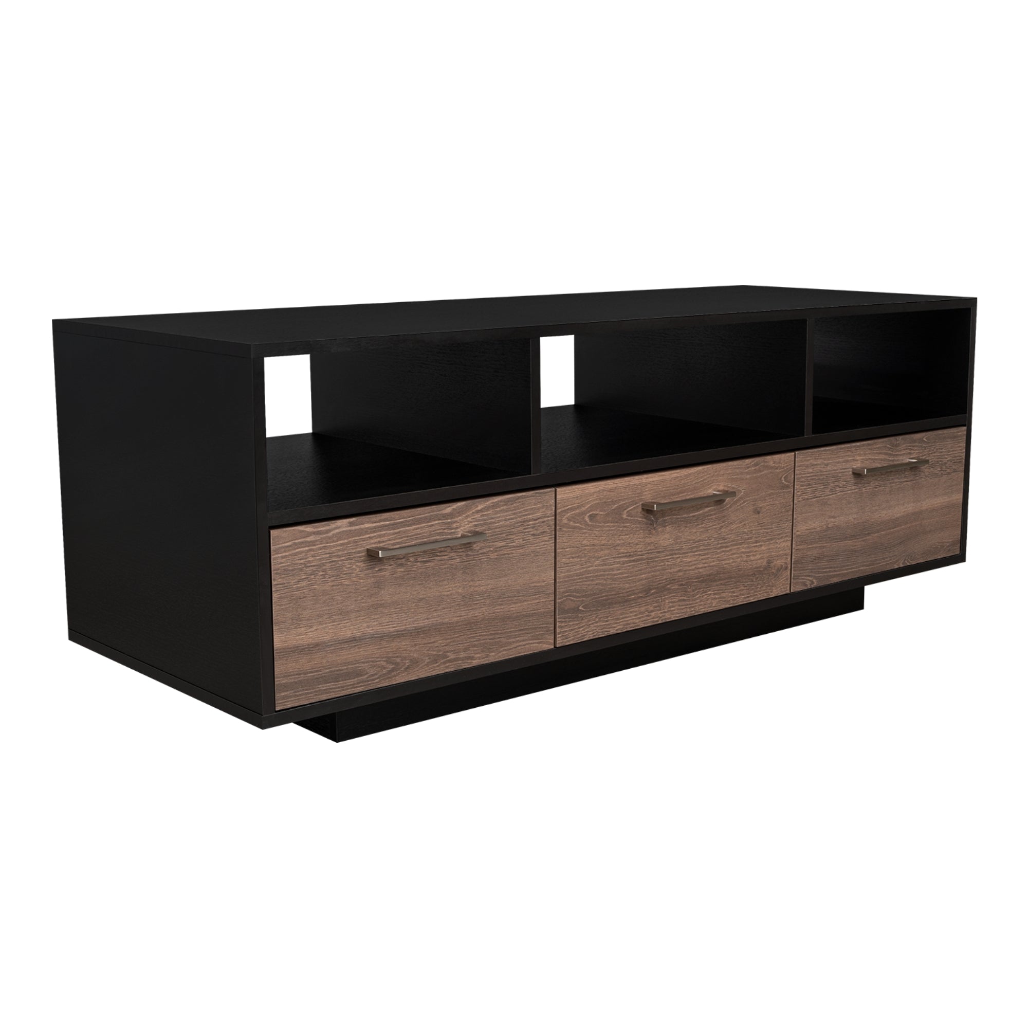RACK TV 58' WEMA WENGUE Y COÑAC 49X130X50 CM - 6