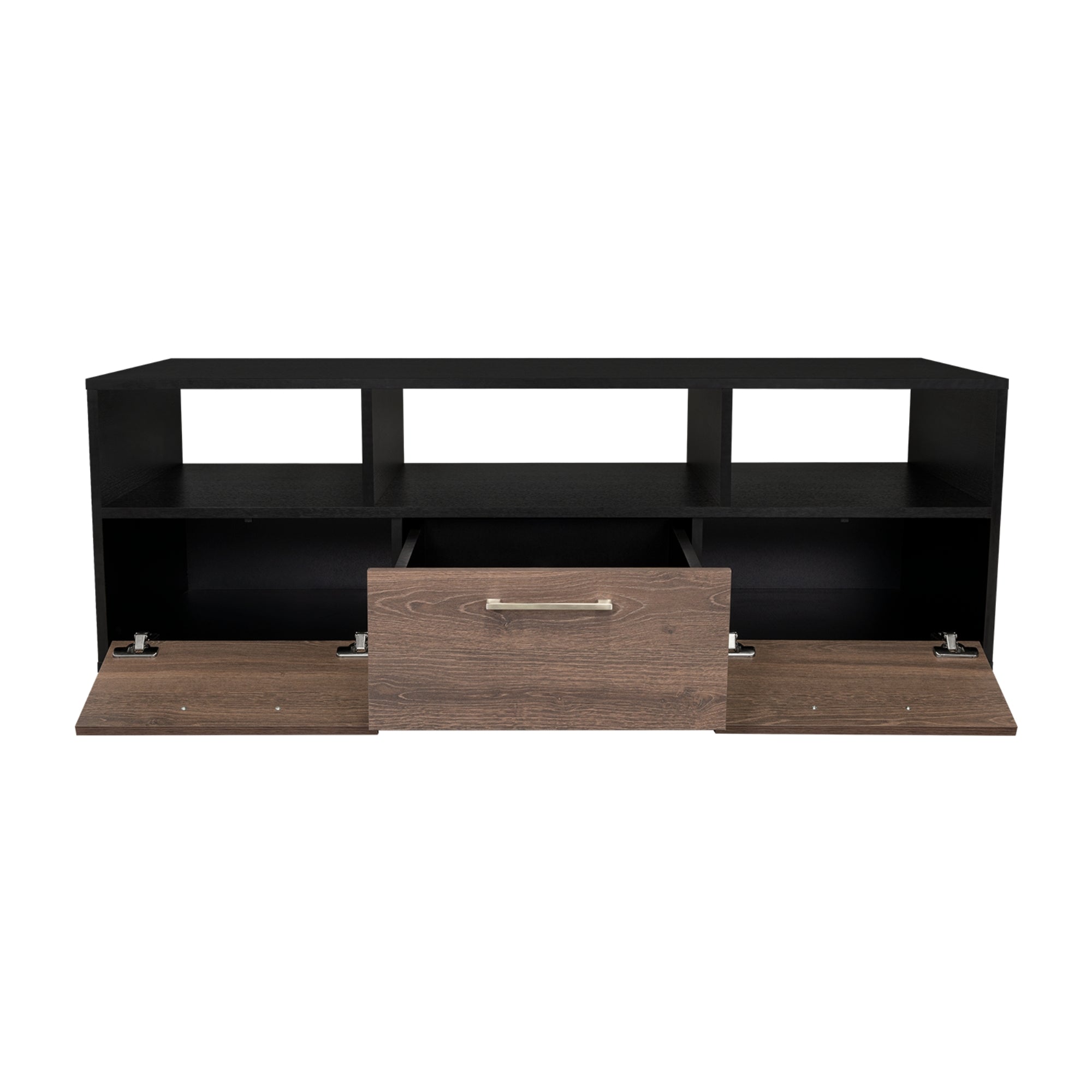 RACK TV 58' WEMA WENGUE Y COÑAC 49X130X50 CM - 7