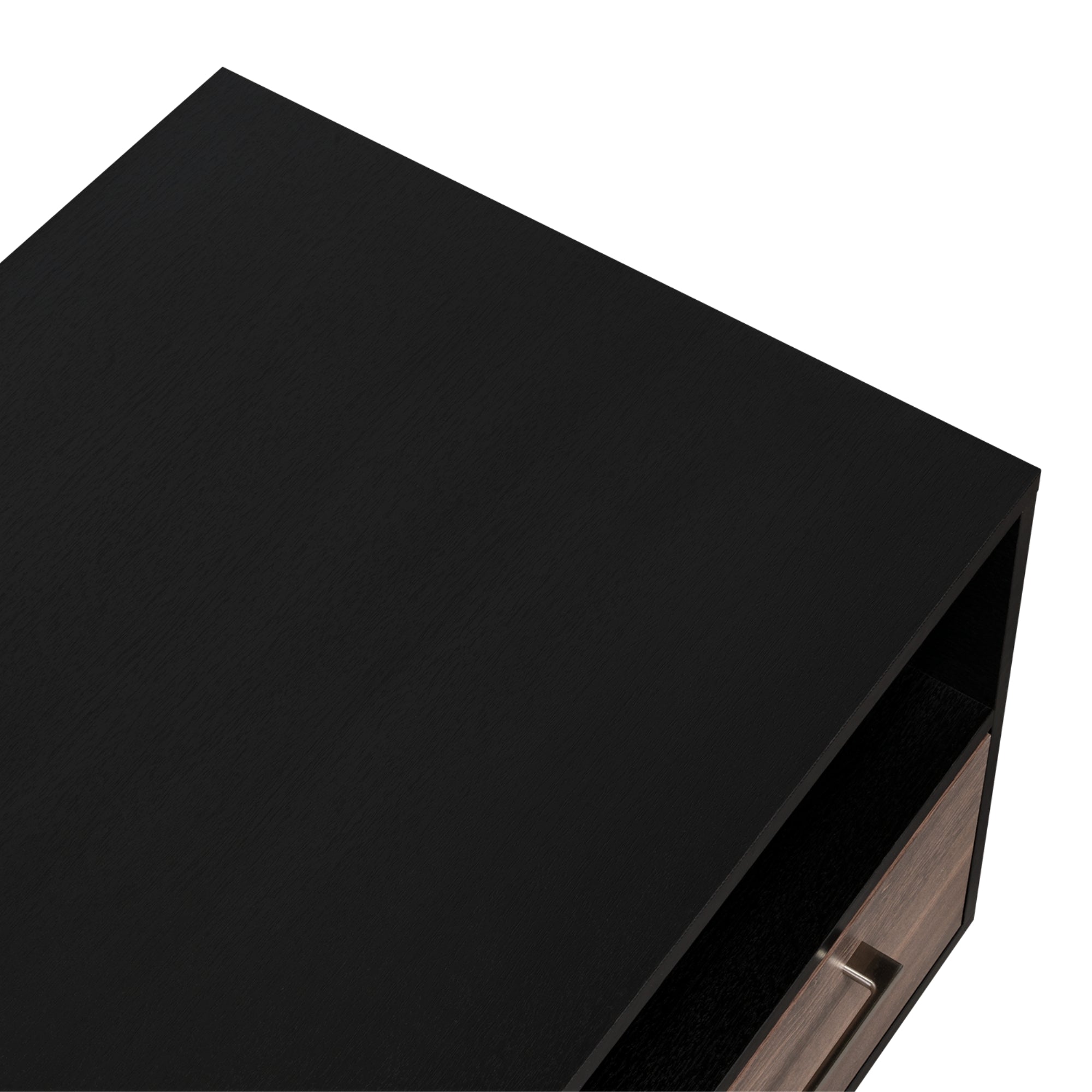 RACK TV 58' WEMA WENGUE Y COÑAC 49X130X50 CM - 10