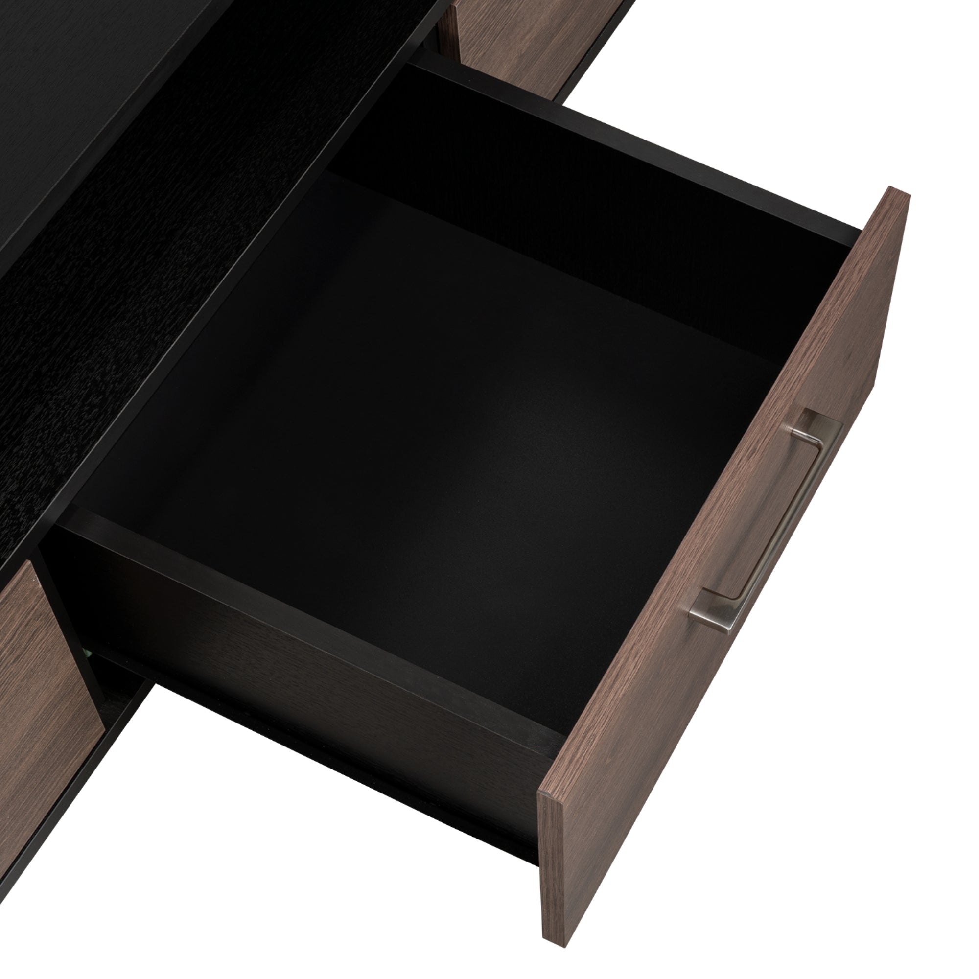 RACK TV 58' WEMA WENGUE Y COÑAC 49X130X50 CM - 11