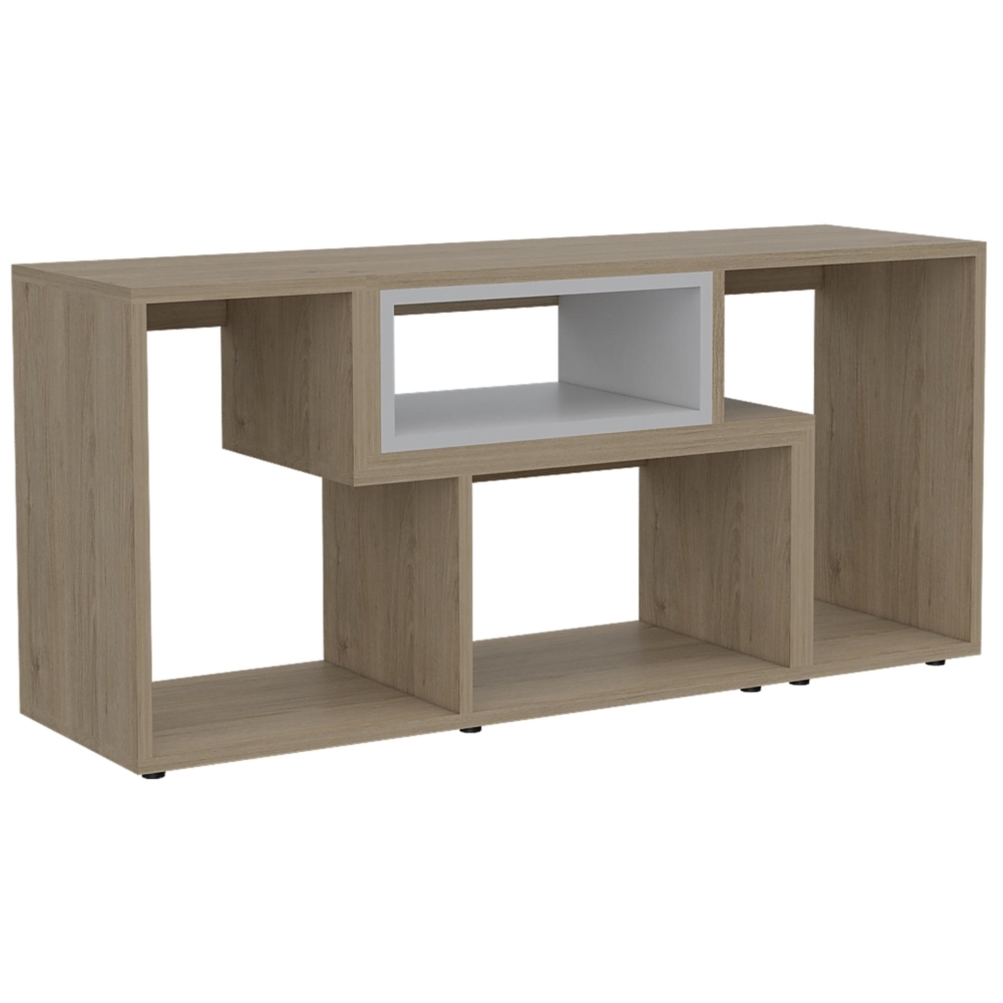 RACK TV 40' EXTENSIBLE 120-160 CM ROVERE Y BLANCO - 3