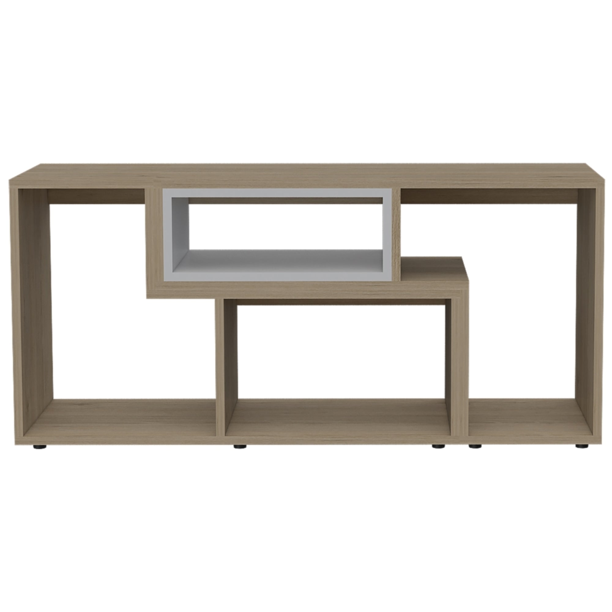 RACK TV 40' EXTENSIBLE 120-160 CM ROVERE Y BLANCO - 4