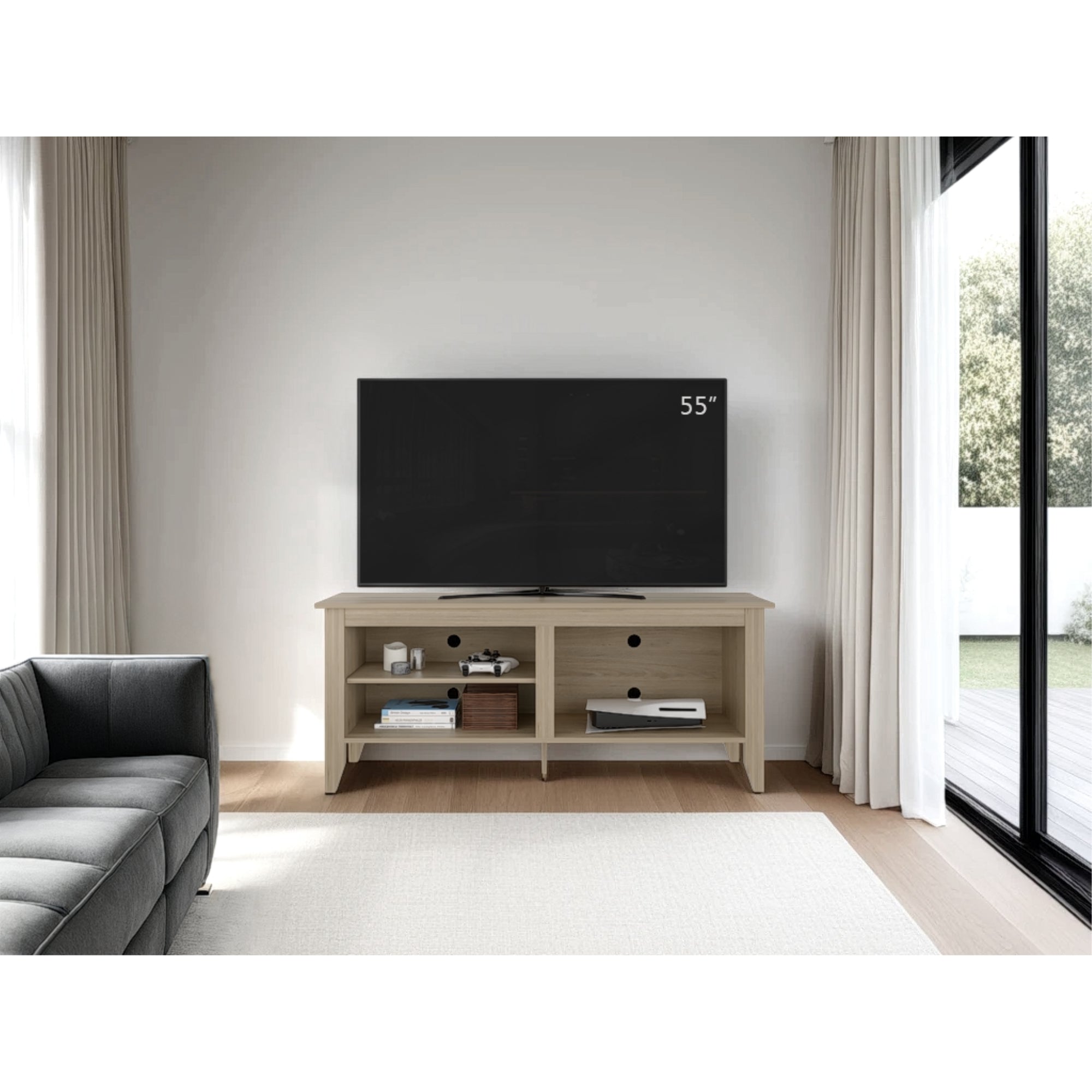 RACK TV 65' ESSENTIAL ROVERE 61X147X40 CM - 5