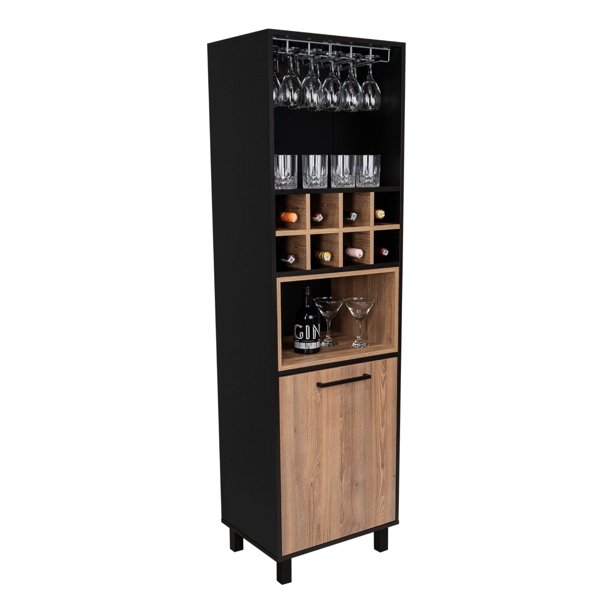 BAR ALTO KAIA WENGUE Y MIEL 180X53X40 CM - 7