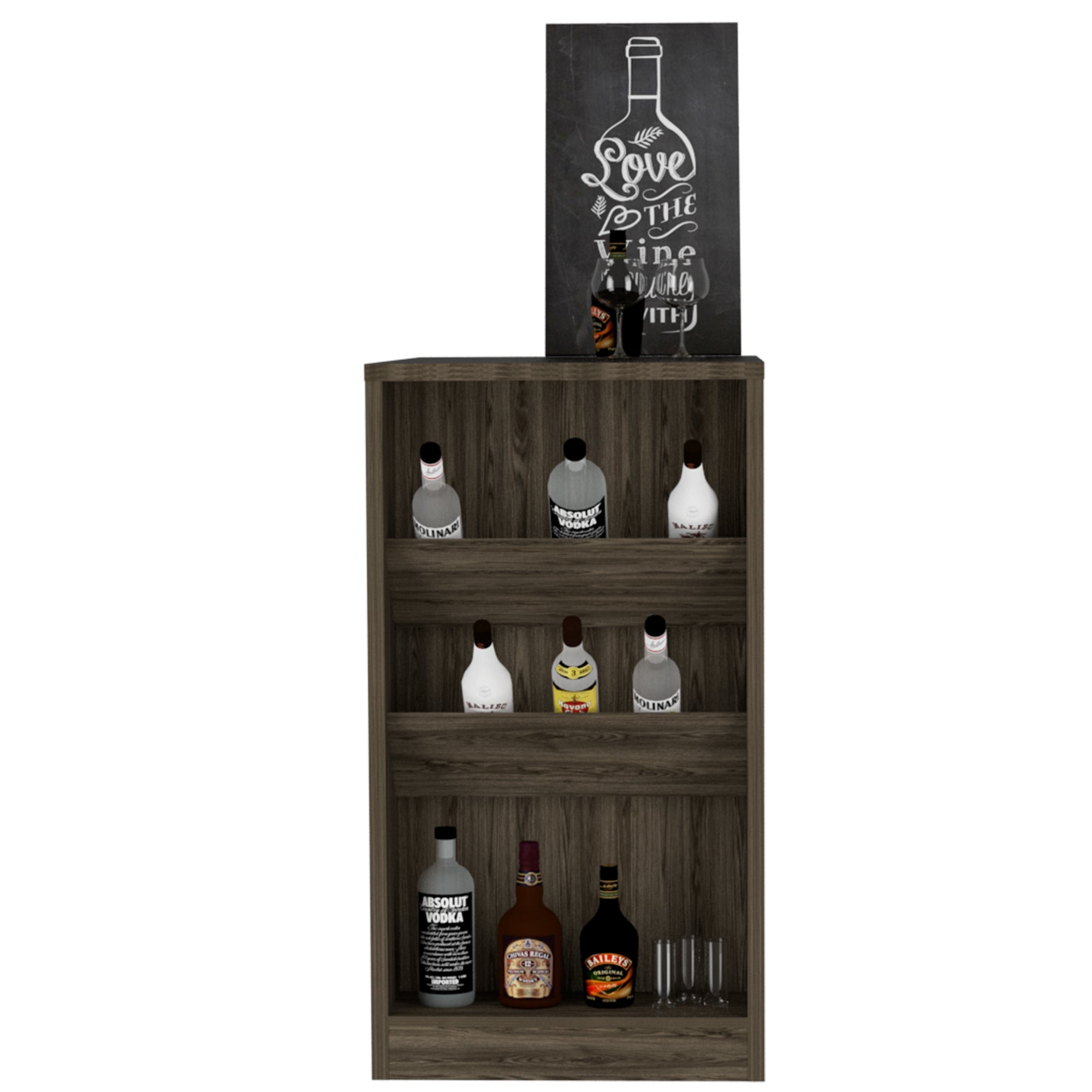 MESA DE BAR SYRAH COÑAC 105X58X91 CM - 2