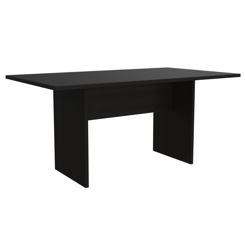 MESA DE COMEDOR BEIJING 6 PUESTOS WENGUE 74,6X160X90 CM - 3
