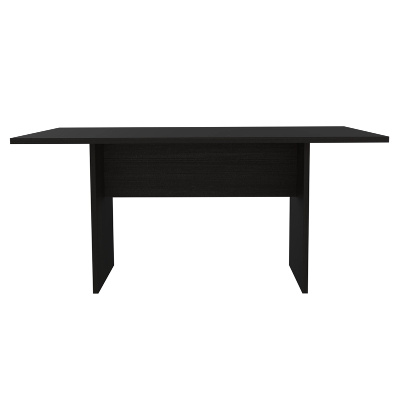 MESA DE COMEDOR BEIJING 6 PUESTOS WENGUE 74,6X160X90 CM - 4