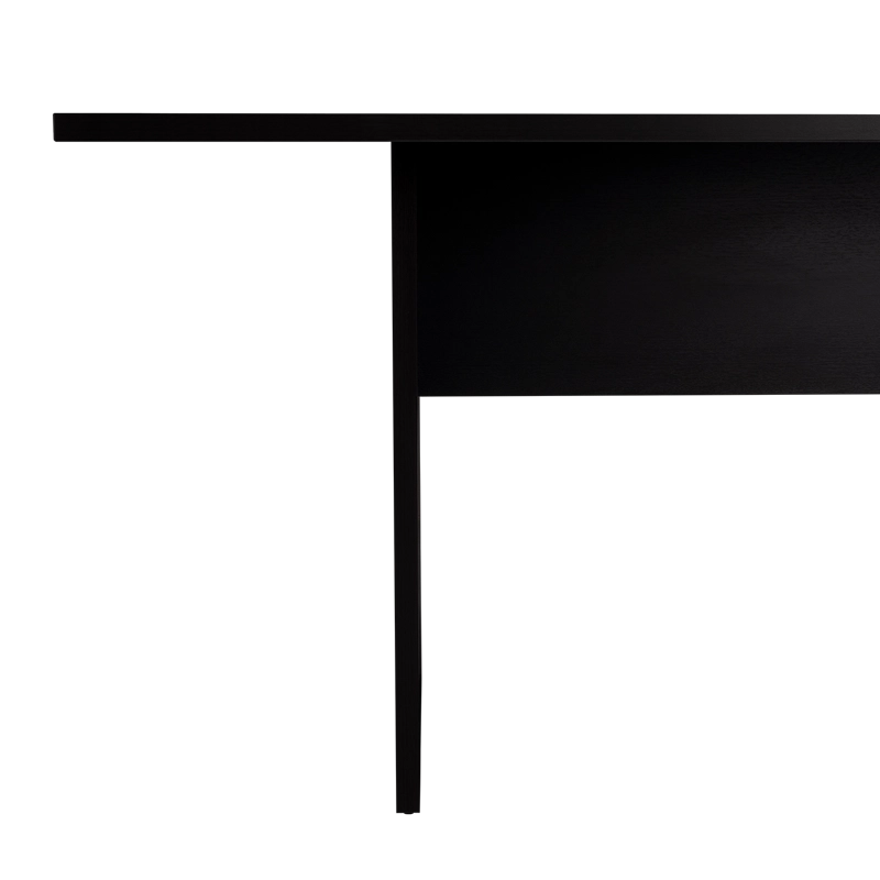 MESA DE COMEDOR BEIJING 6 PUESTOS WENGUE 74,6X160X90 CM - 5