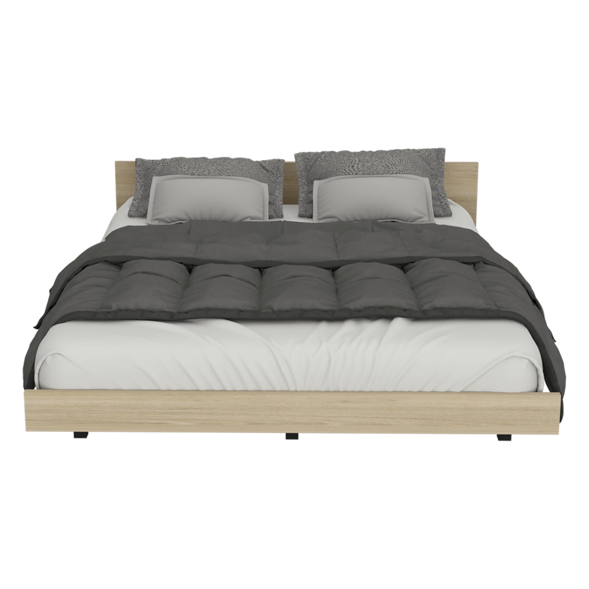 BASE DE CAMA KAIA 2 PLAZAS ROVERE 51X160X212 CM - 1