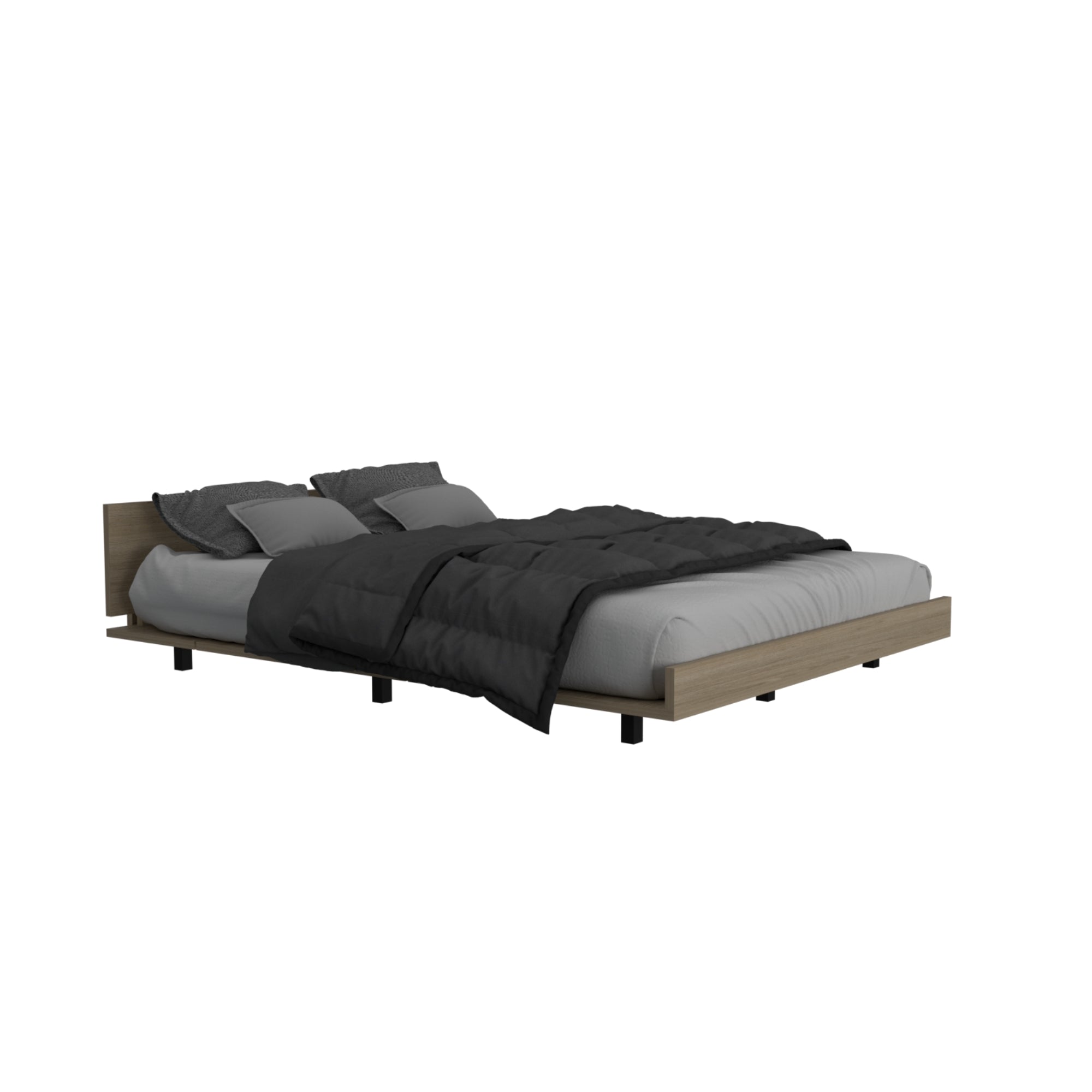 BASE DE CAMA KAIA 2 PLAZAS ROVERE 51X160X212 CM - 2