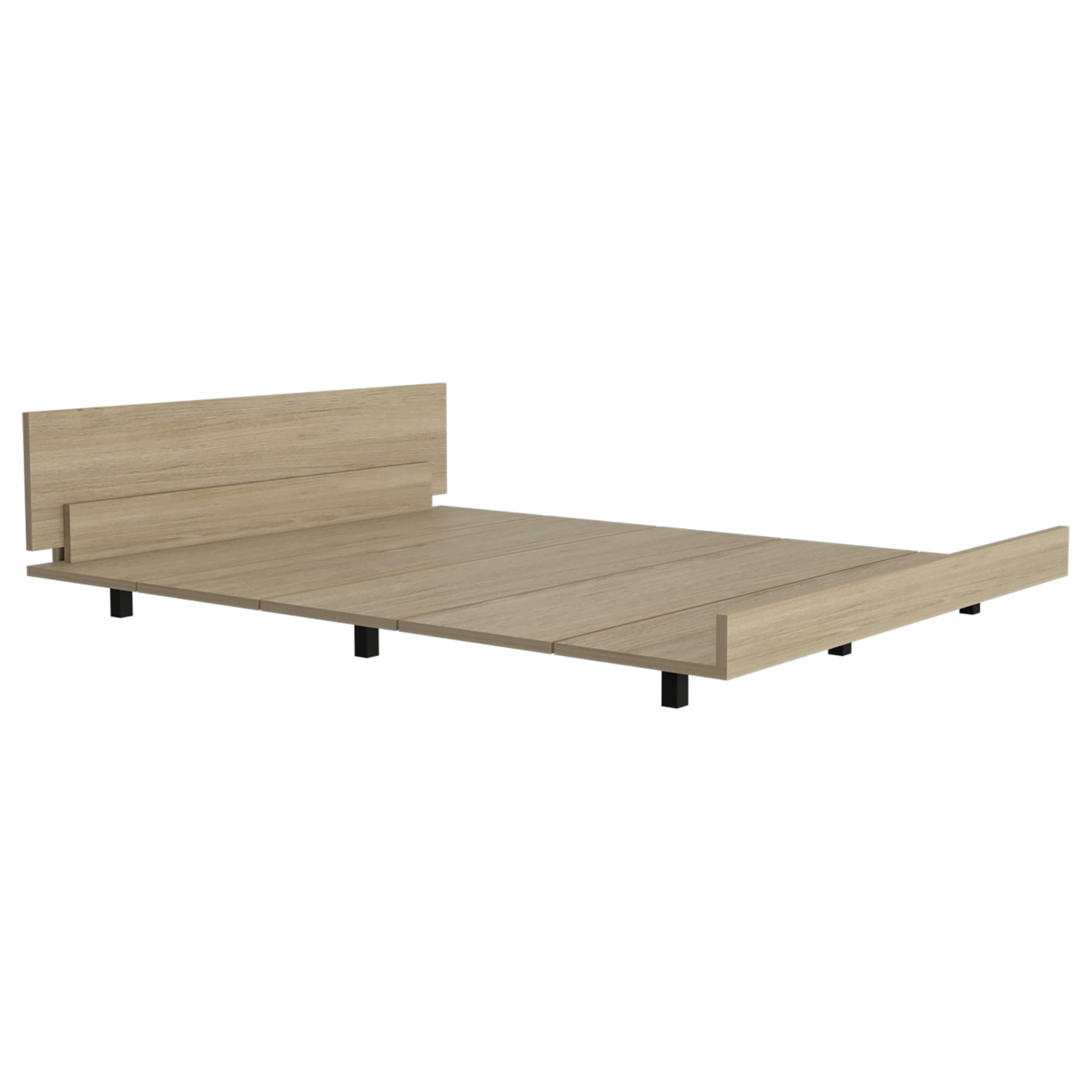 BASE DE CAMA KAIA 2 PLAZAS ROVERE 51X160X212 CM - 3