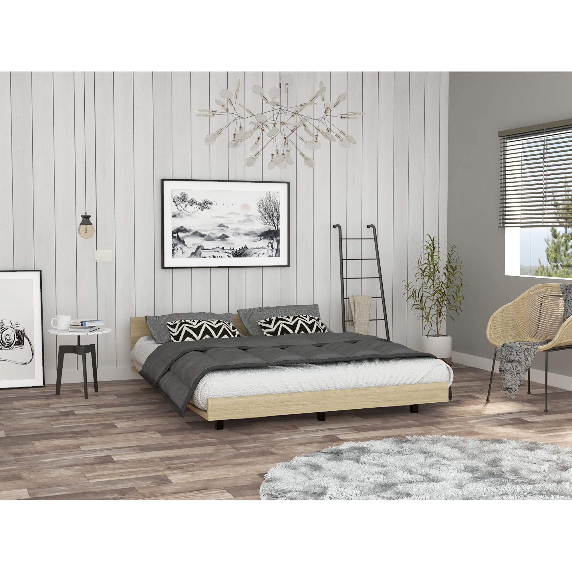 BASE DE CAMA KAIA 2 PLAZAS ROVERE 51X160X212 CM - 5
