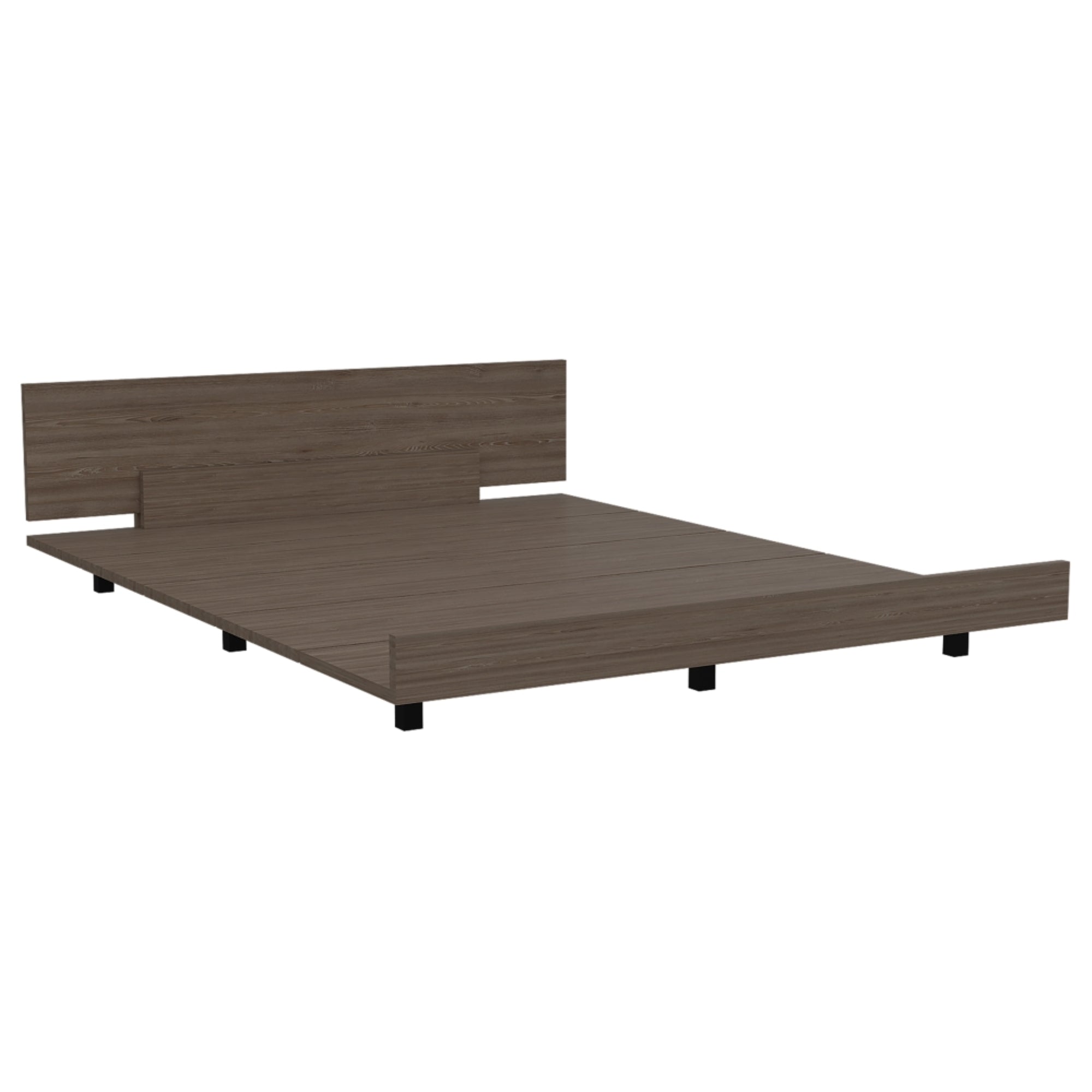 BASE DE CAMA KAIA 2 PLAZAS MIEL Y BLANCO 51X160X212 CM - 3
