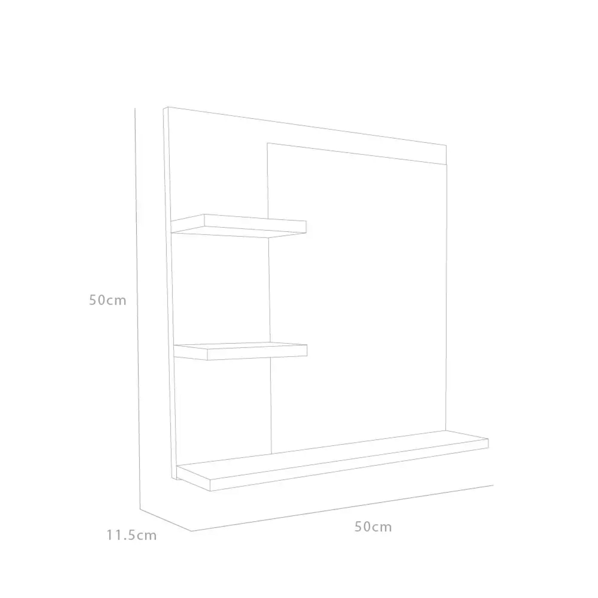 BOTIQUIN CON ESPEJO BAUME 50X50X11,5 CM - 7