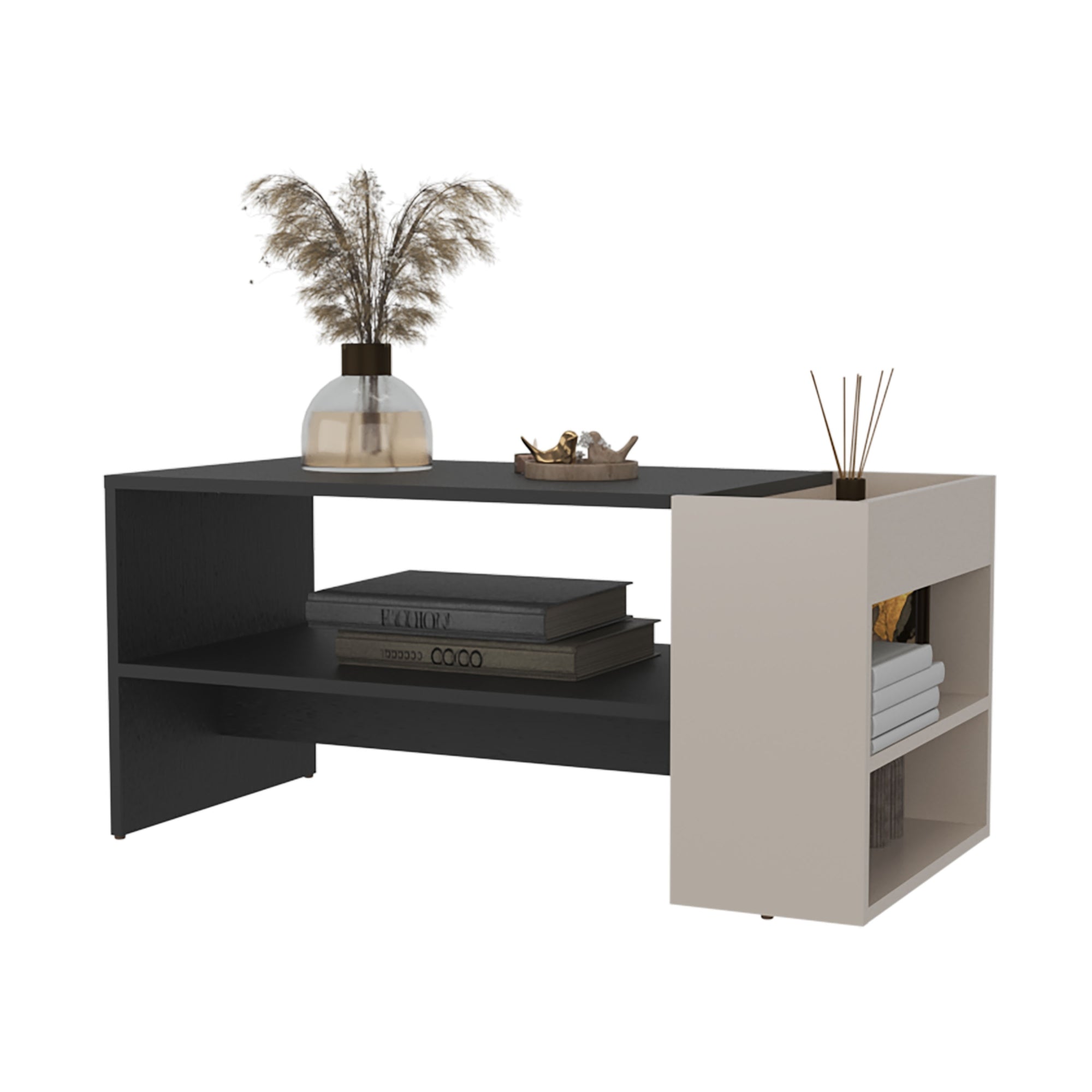 MESA CENTRO ADEL 42X91X45 CM CAPRI Y WENGUE - 2