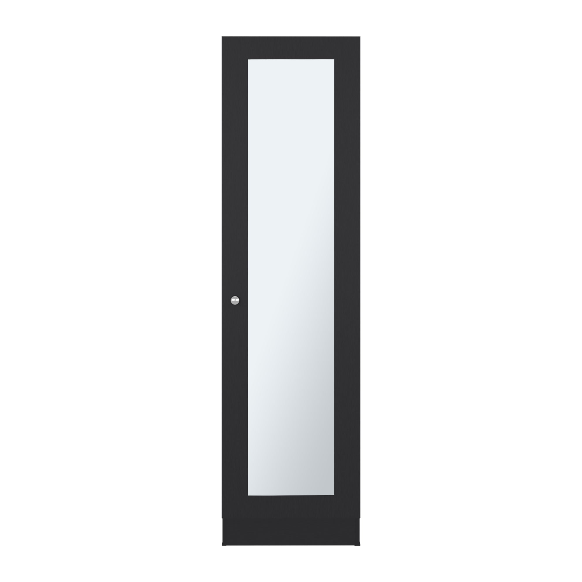CLOSET PRAGA 1 PUERTA CON ESPEJO WENGUE 180,1X49,1X30,2 CM - 4