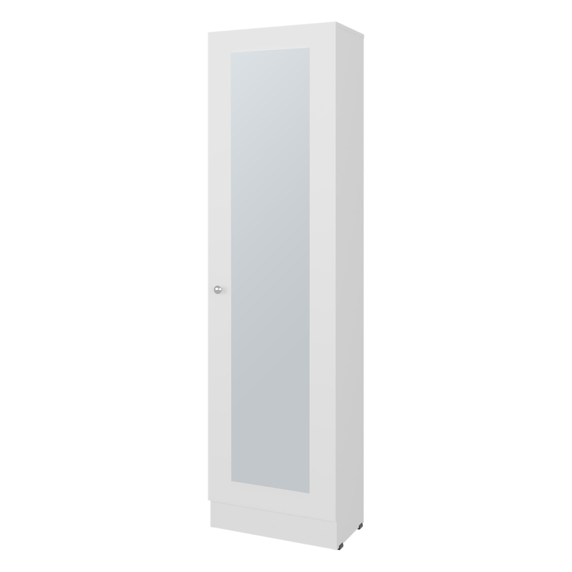CLOSET PRAGA 1 PUERTA CON ESPEJO BLANCO 180,1X49,1X30,2 CM - 3