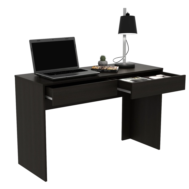 ESCRITORIO 1 CAJON ACRE WENGUE 75X120X45 CM - 3