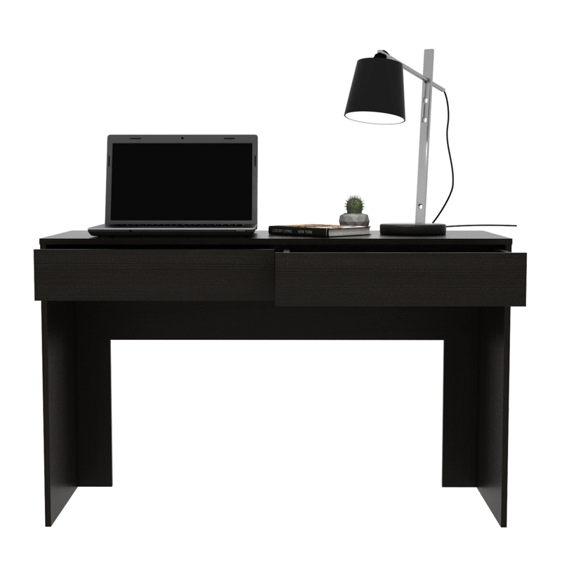 ESCRITORIO 1 CAJON ACRE WENGUE 75X120X45 CM - 4