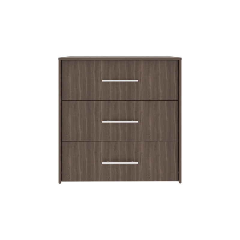 COMODA 3 CAJONES BIGAF 82,1X80X52,3 CM MILAN Y WENGUE - 2