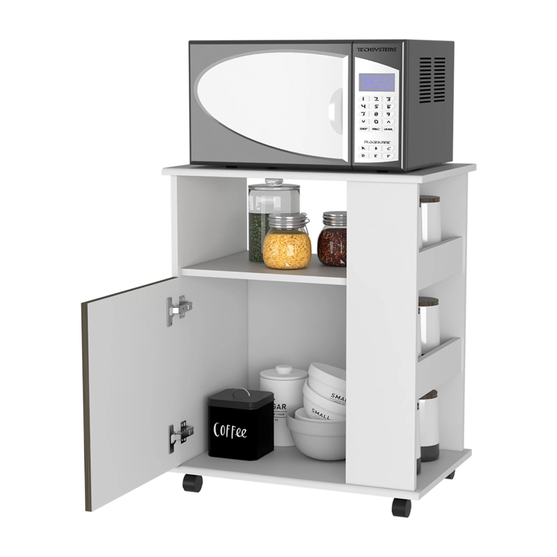 MUEBLE DE COCINA PARA MICROONDAS KIT BLANCO Y BELLOTA 73,6X60X40 CM - 3