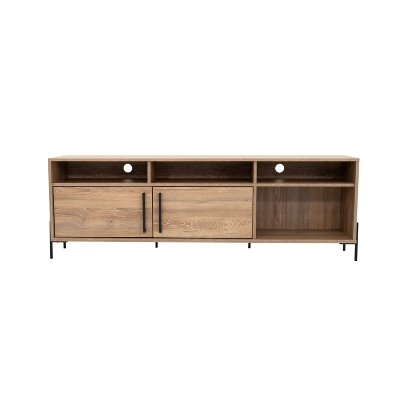RACK DE TV 70' KAREV 2 PUERTAS MIEL 53,4X158,5X34,6 CM - 5