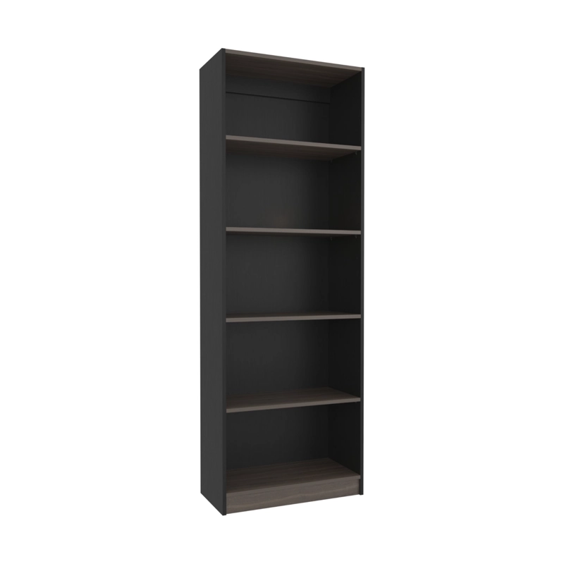 ESTANTE 4 REPISAS HOME E3 180,6X62,8X29,9 CM WENGUE Y MILAN - 1