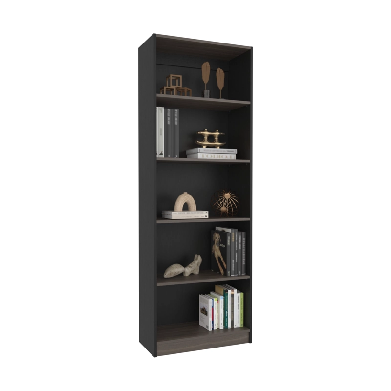ESTANTE 4 REPISAS HOME E3 180,6X62,8X29,9 CM WENGUE Y MILAN - 3