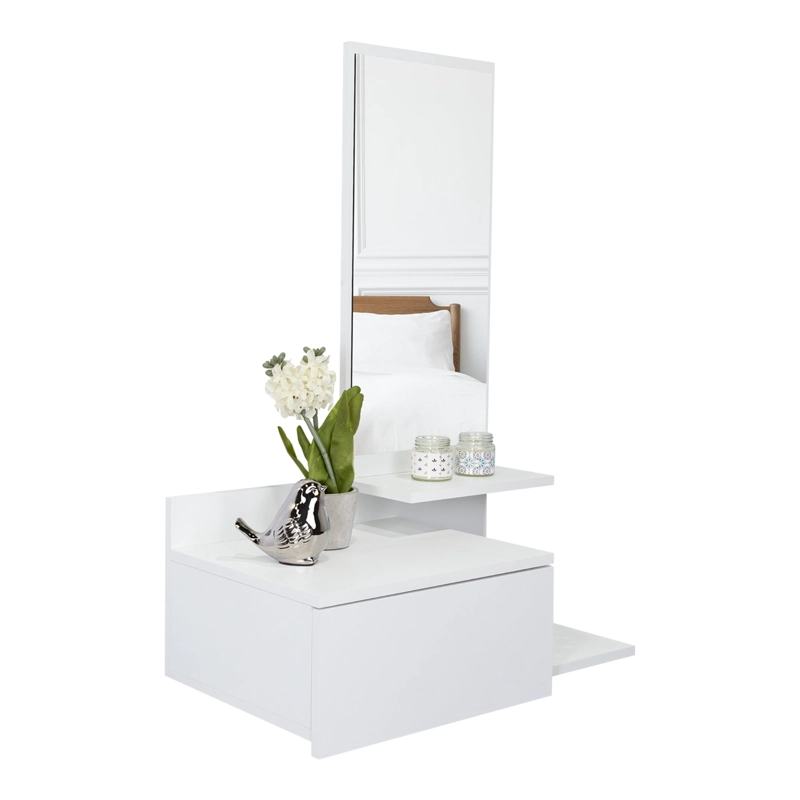 MUEBLE RECIBIDOR 1 CAJON VIENNA 90X60X35 CM BLANCO - 4