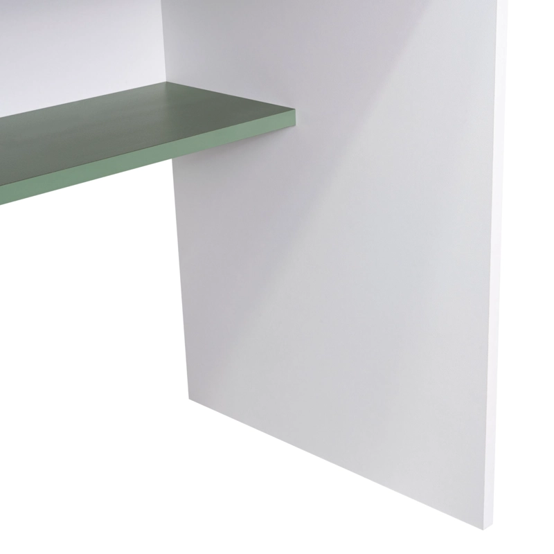 ESCRITORIO 1 CAJON OHIO 73X80X49,8 CM BLANCO Y AGAVE - 2