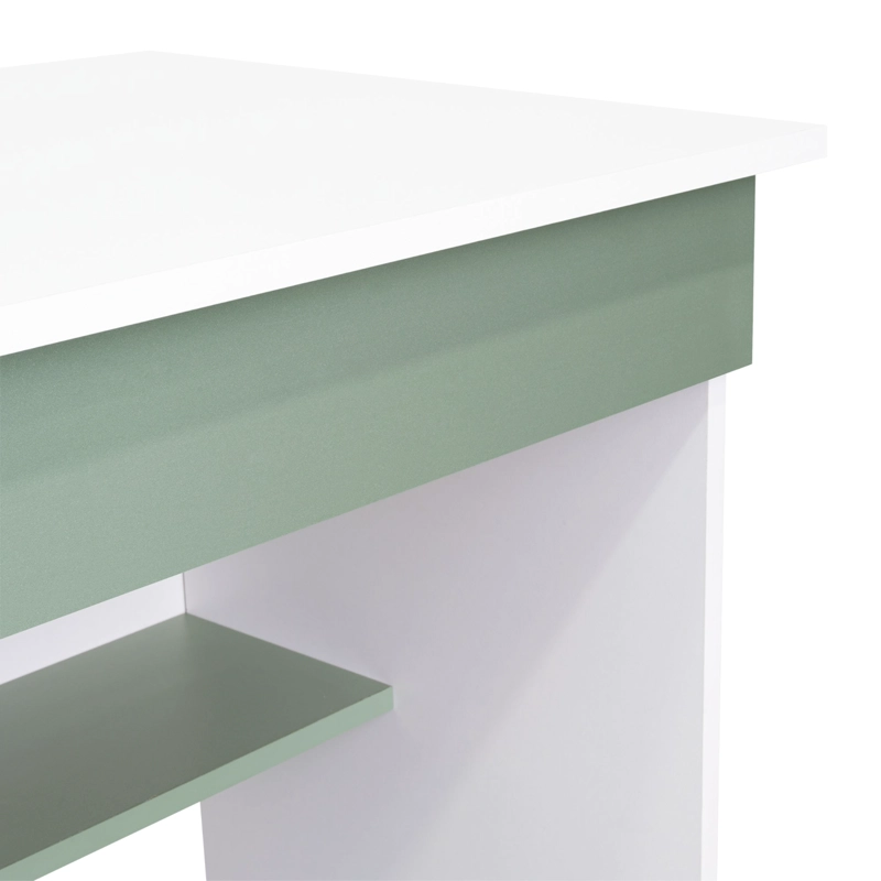 ESCRITORIO 1 CAJON OHIO 73X80X49,8 CM BLANCO Y AGAVE - 10