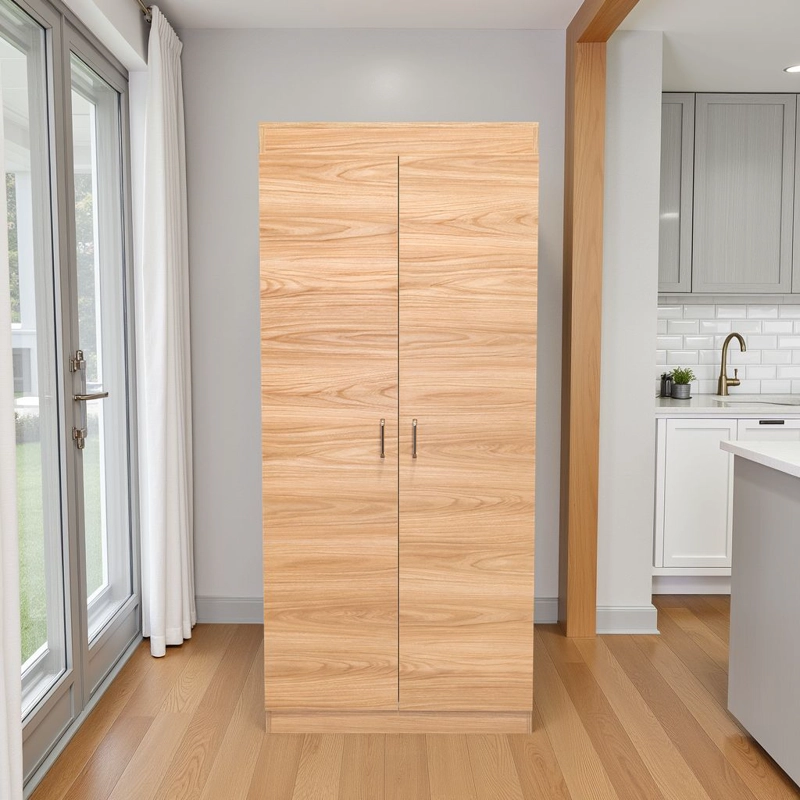 DESPENSA VARESE BLANCO Y FRESNO EUROPEO 160,7X70X36,3 CM 2 PUERTAS - 6