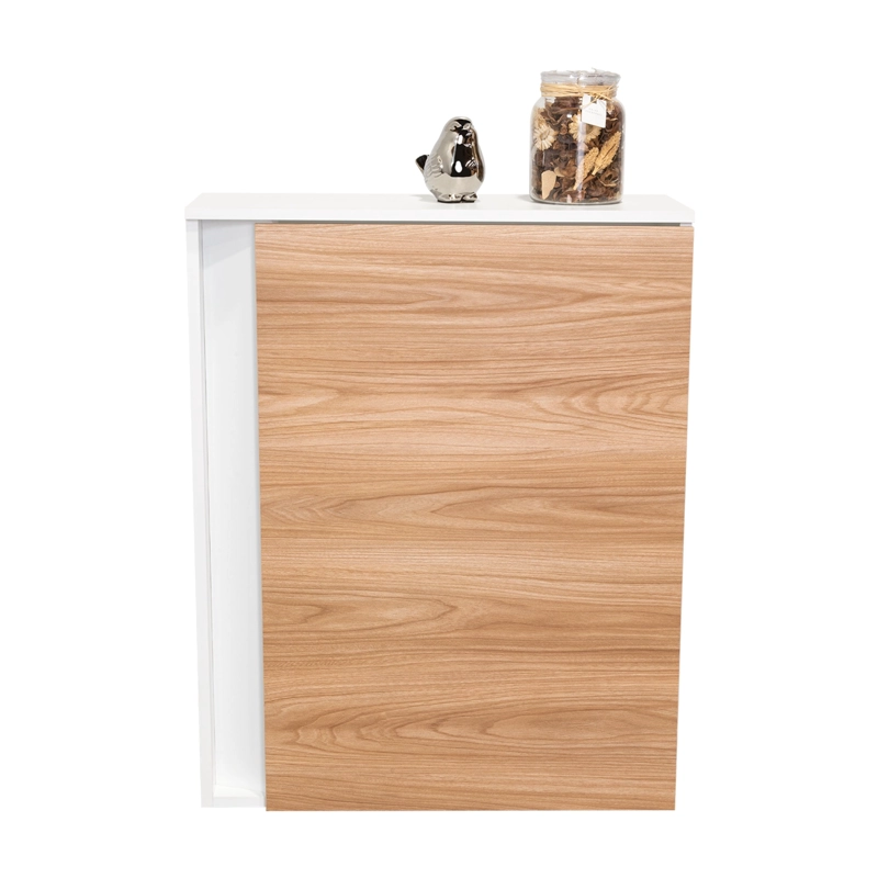 ZAPATERO ORGANIZADOR DASSEL 80,6X63,2X22,1 CM BLANCO Y FRESNO - 5