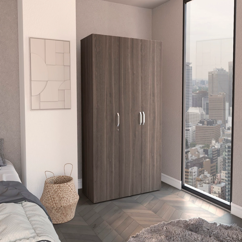 CLOSET 3 PUERTAS 1 CAJON ROKO MILAN Y BLANCO 181,9X120X47,3 CM - 5