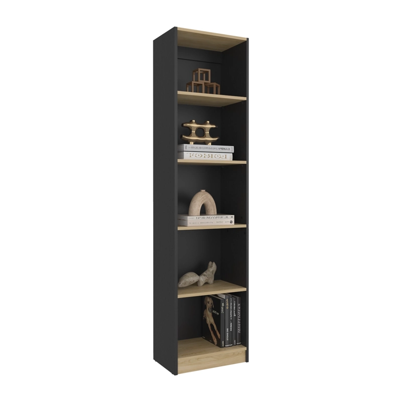 ESTANTE 4 REPISAS HOME E2 180,6X45X29,9 CM WENGUE Y FRESNO - 3
