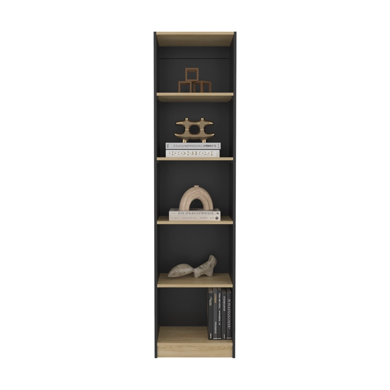 ESTANTE 4 REPISAS HOME E2 180,6X45X29,9 CM WENGUE Y FRESNO - 4